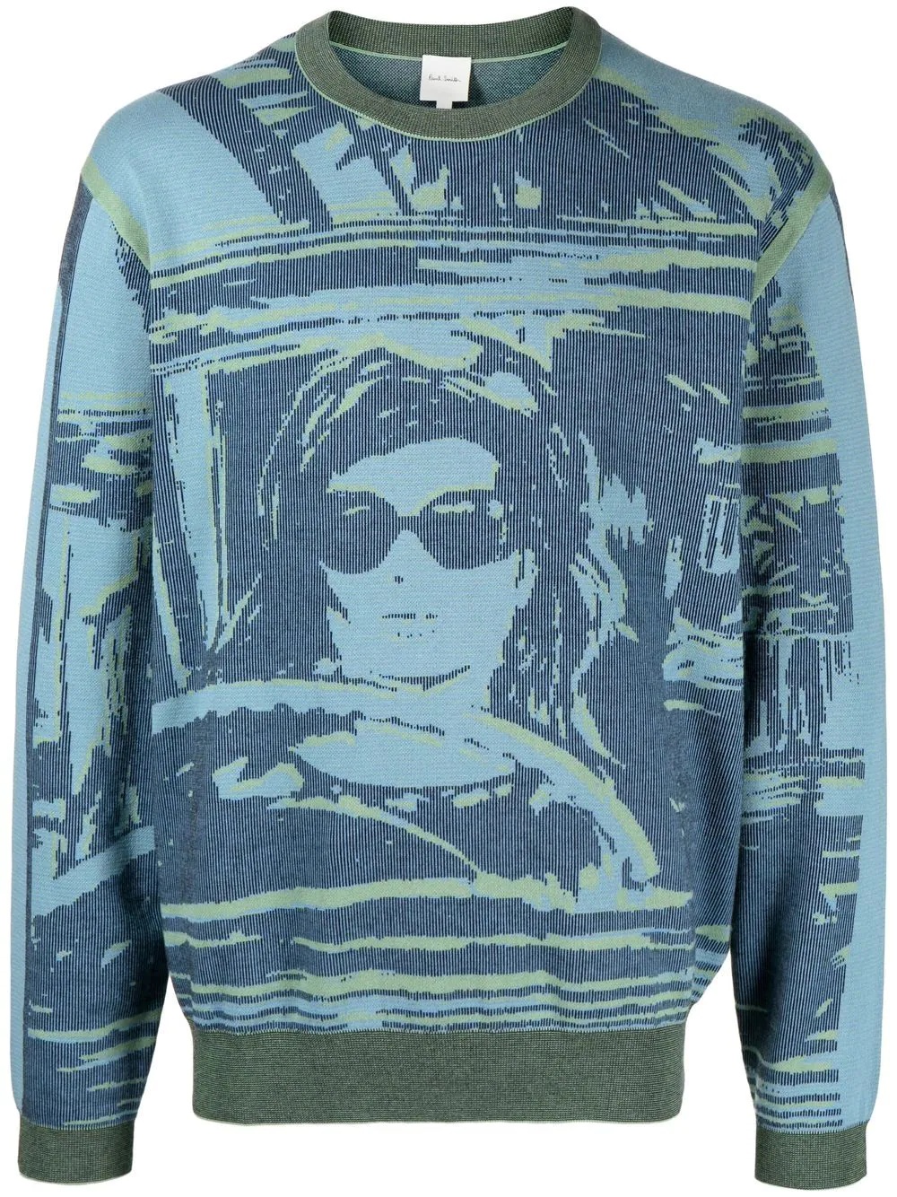 Getaway graphic-jacquard jumper - 1