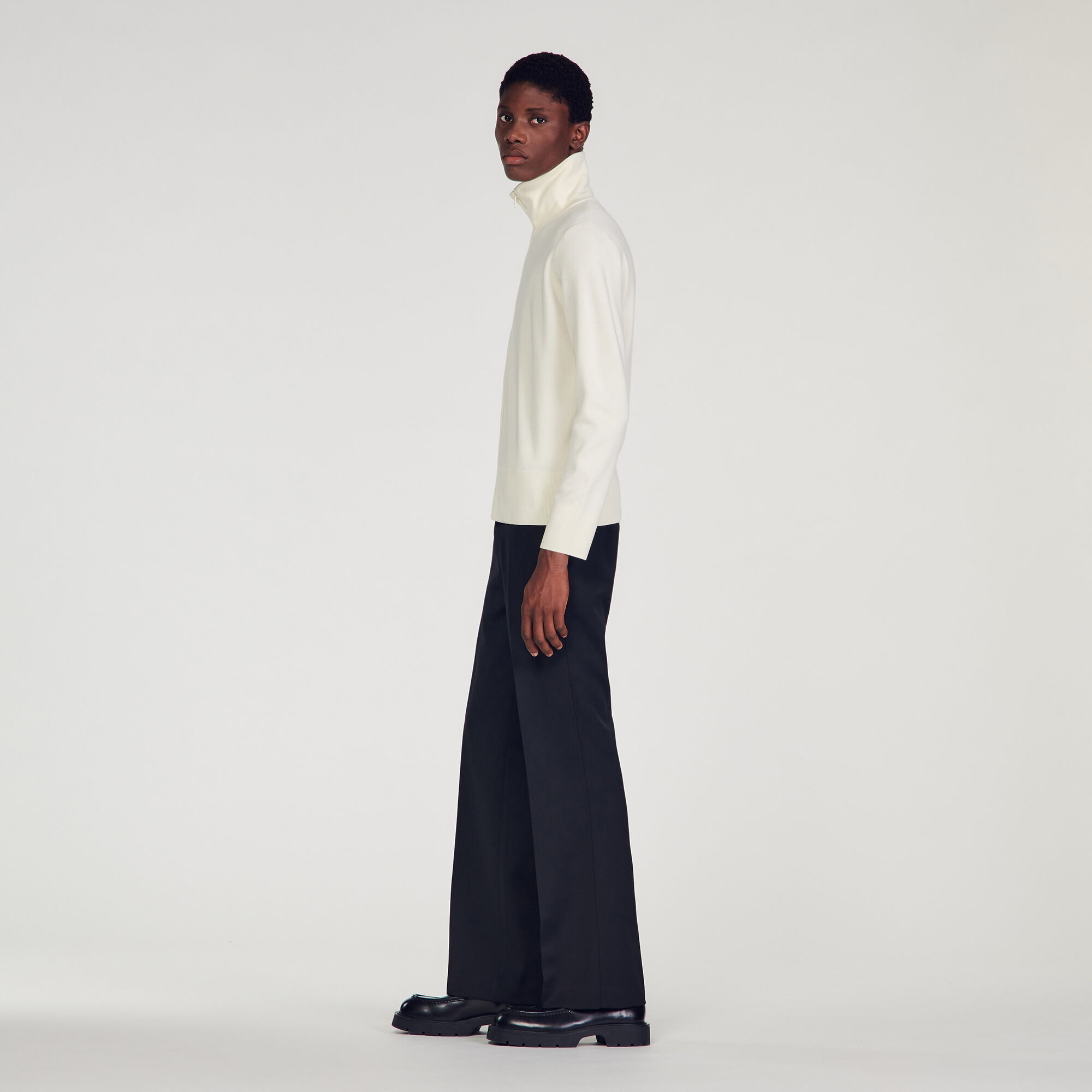 ZIP-UP WOOL CARDIGAN - 7