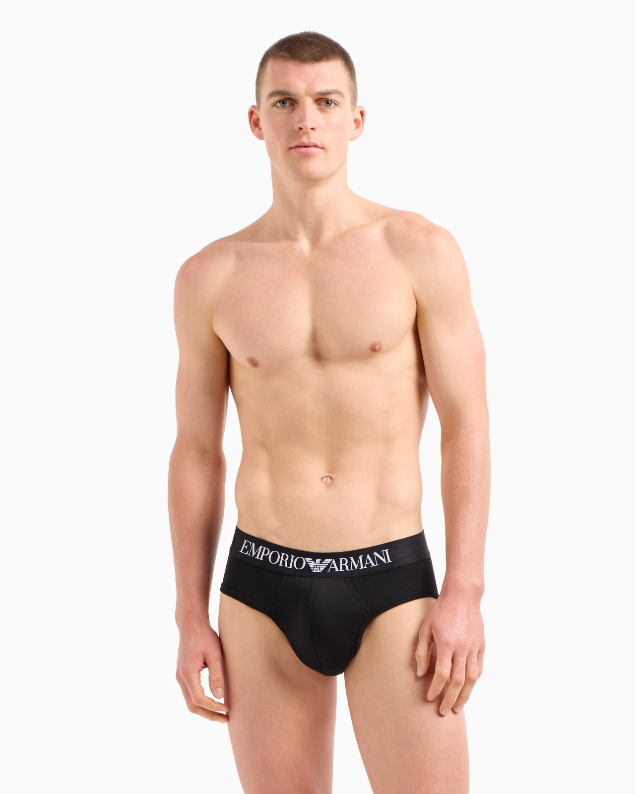 Basic briefs with logo waistband - 2