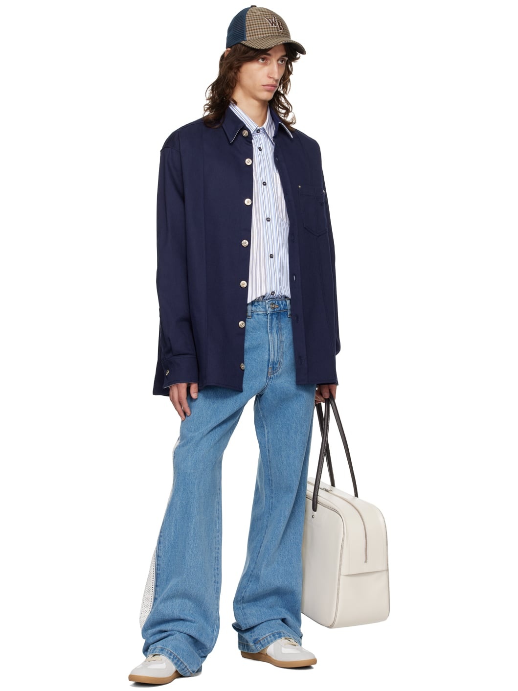 Blue & White Majesty Shirt - 4