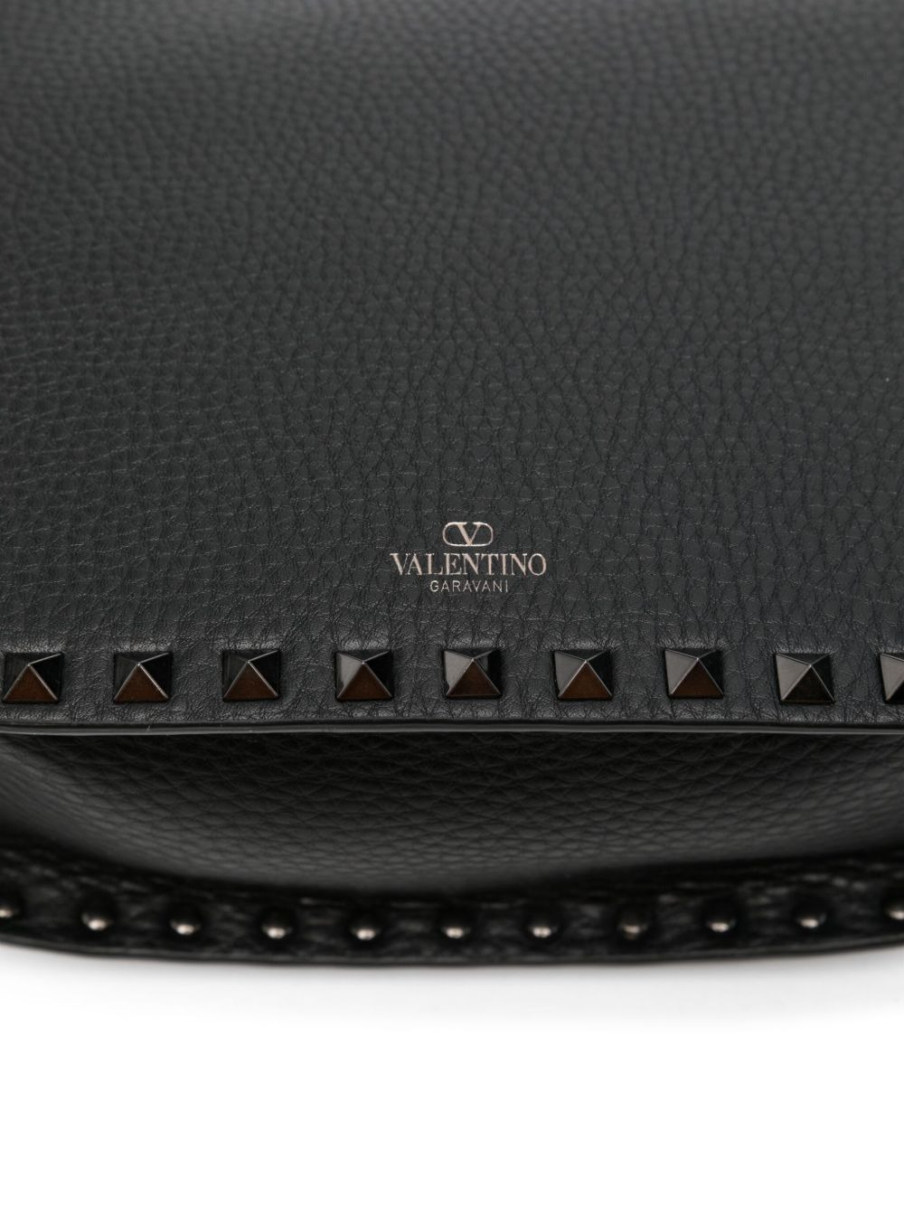 Valentino Garavani Rockstud leather hobo bag - 2