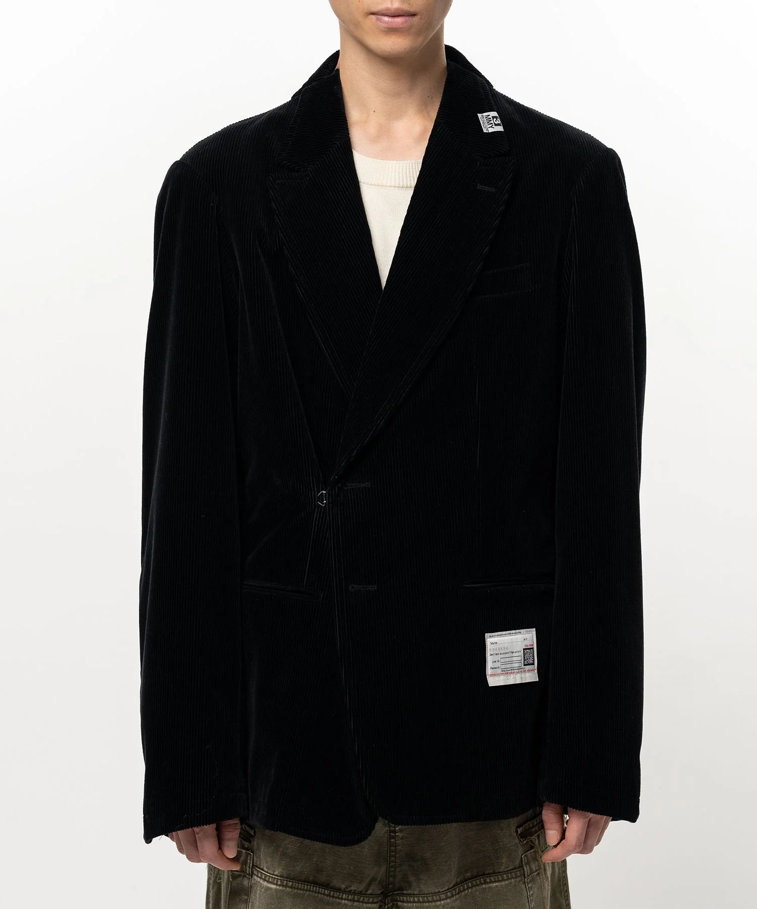 Switch Front Corduroy Tailored Jacket - 1