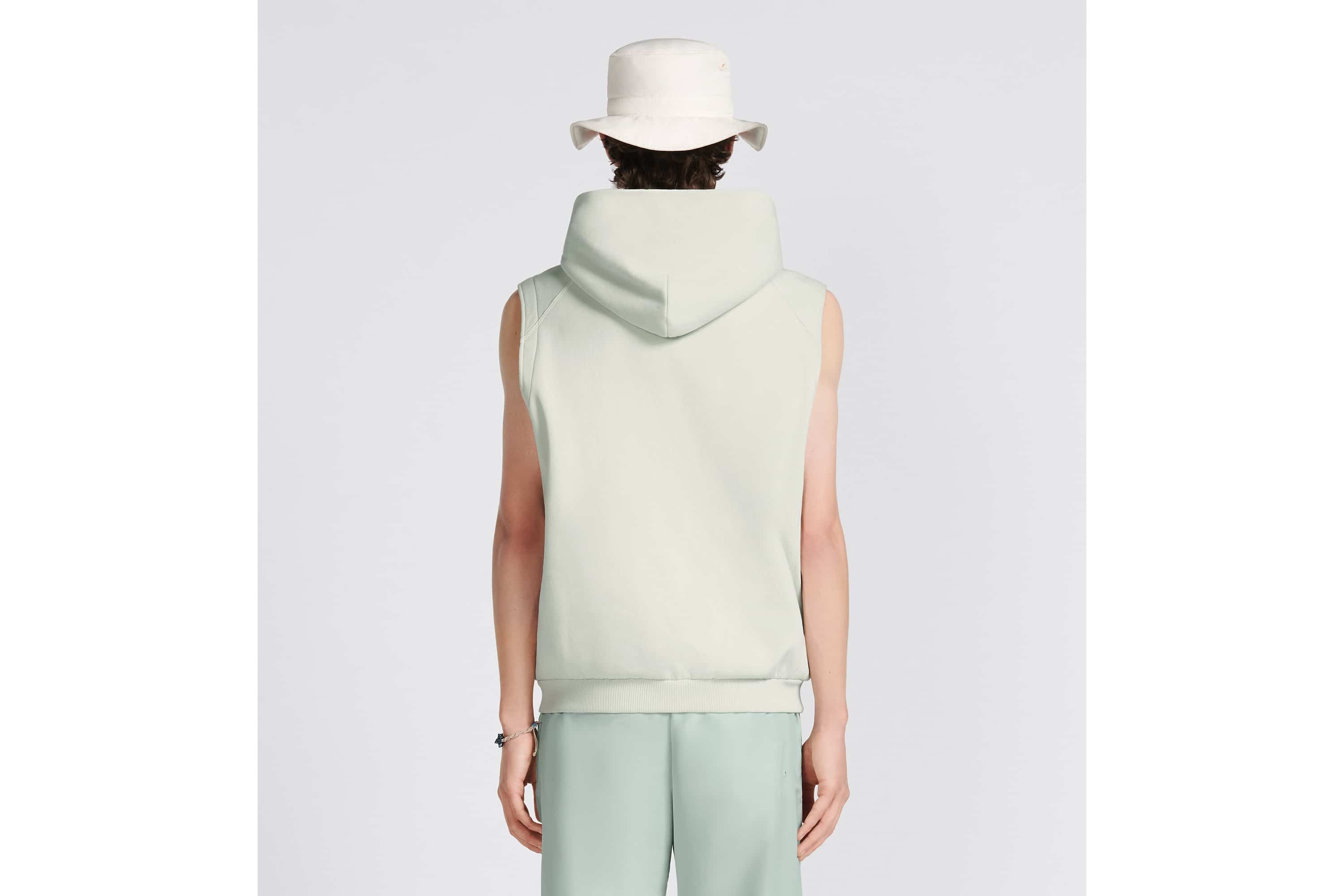 Oversized Sleeveless Hooded Sweatshirt - 6