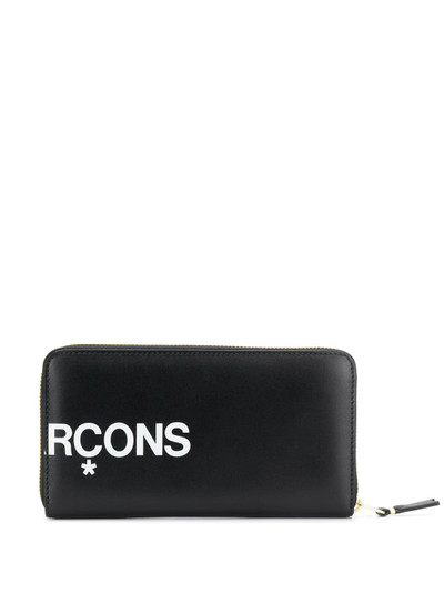 Comme Des Garçons logo zip-around wallet outlook