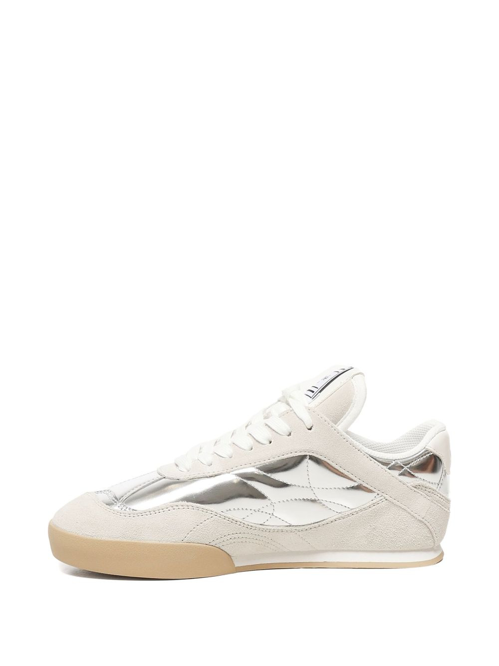 Kick metallic-panelled sneakers - 4