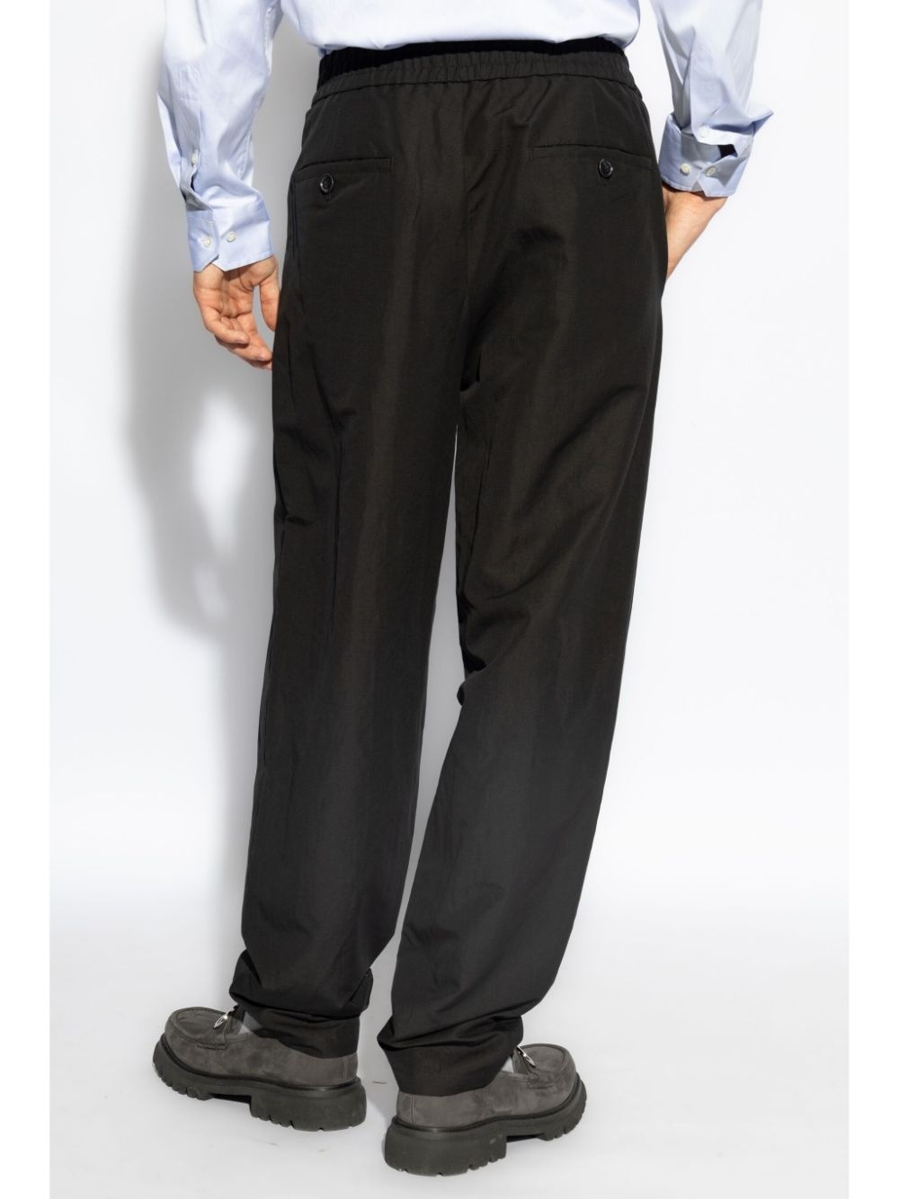 pleat-detail trousers - 4