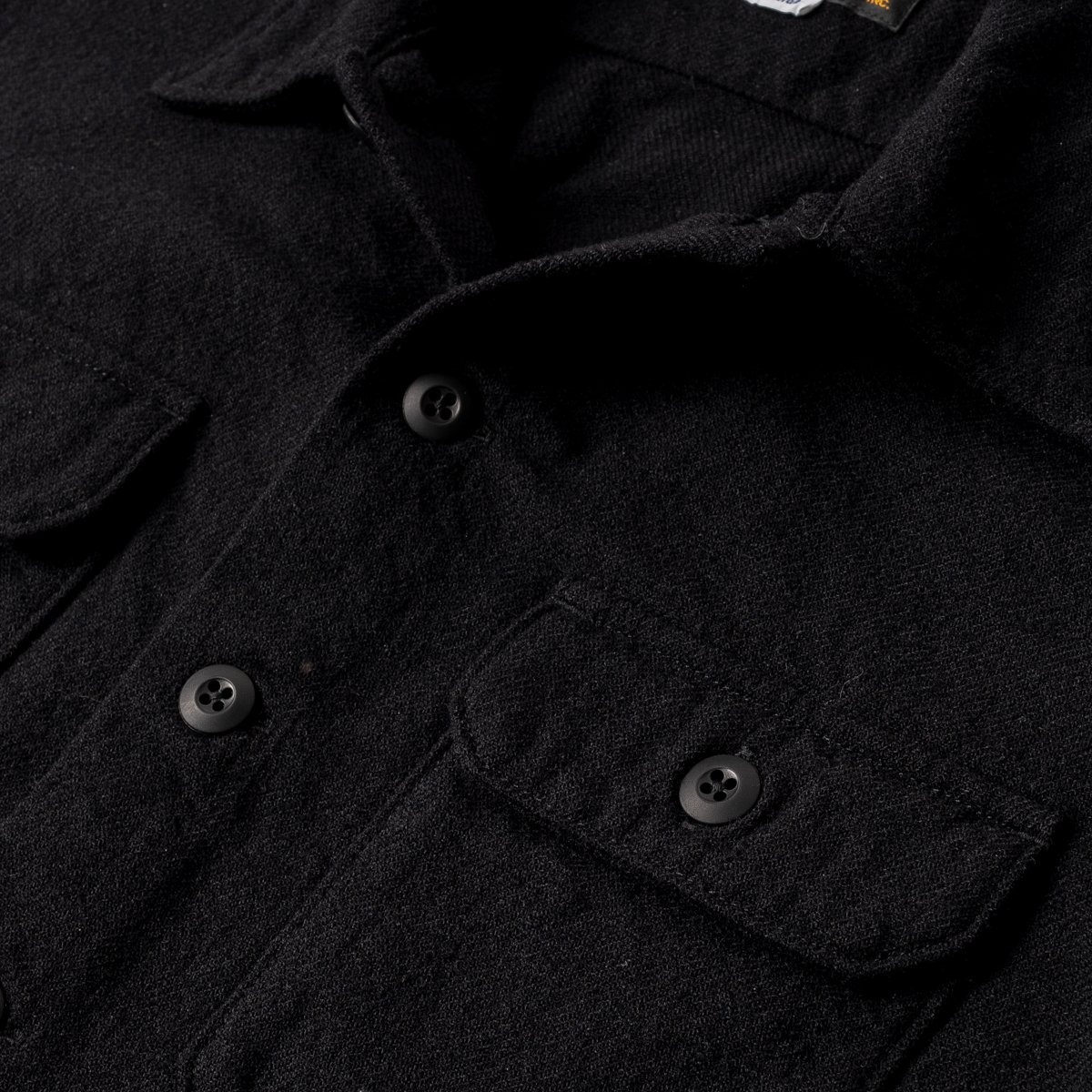 IHSH-346-BLK 10oz Recycled Nylon Mechanic Work Shirt - Black - 10