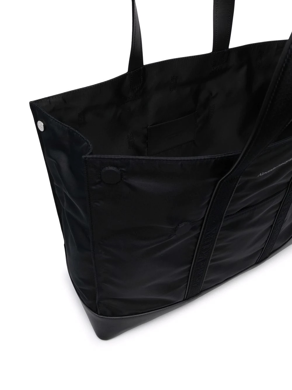 logo-embroidered tote - 5