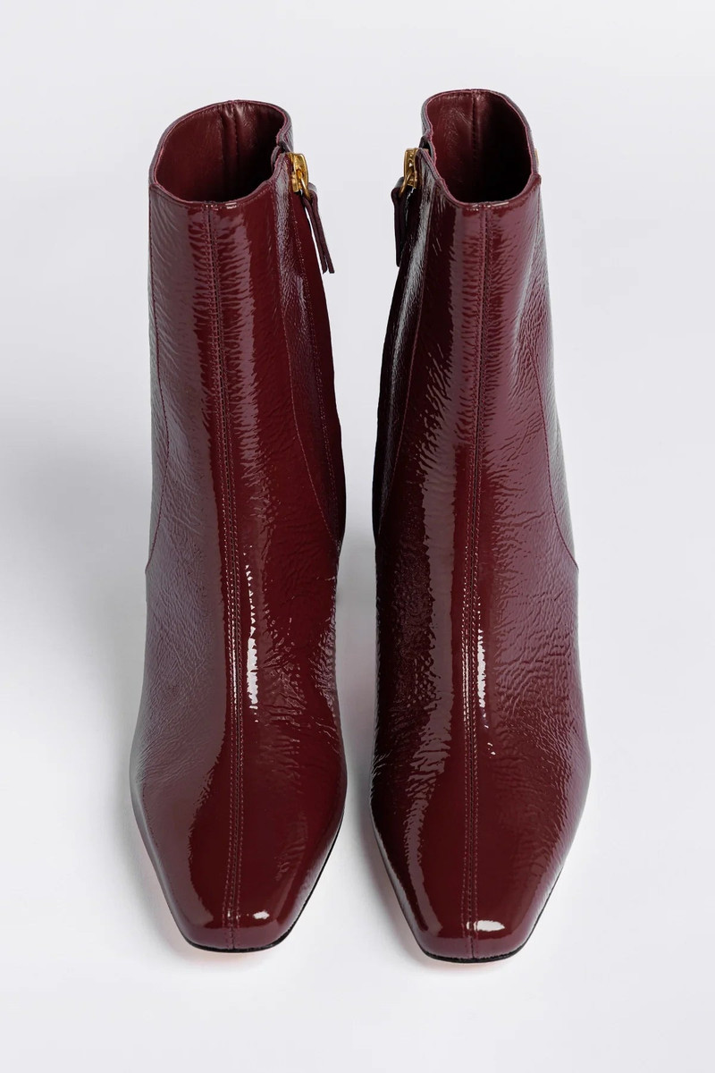 Alexis Boot Burgundy Patent Leather 3