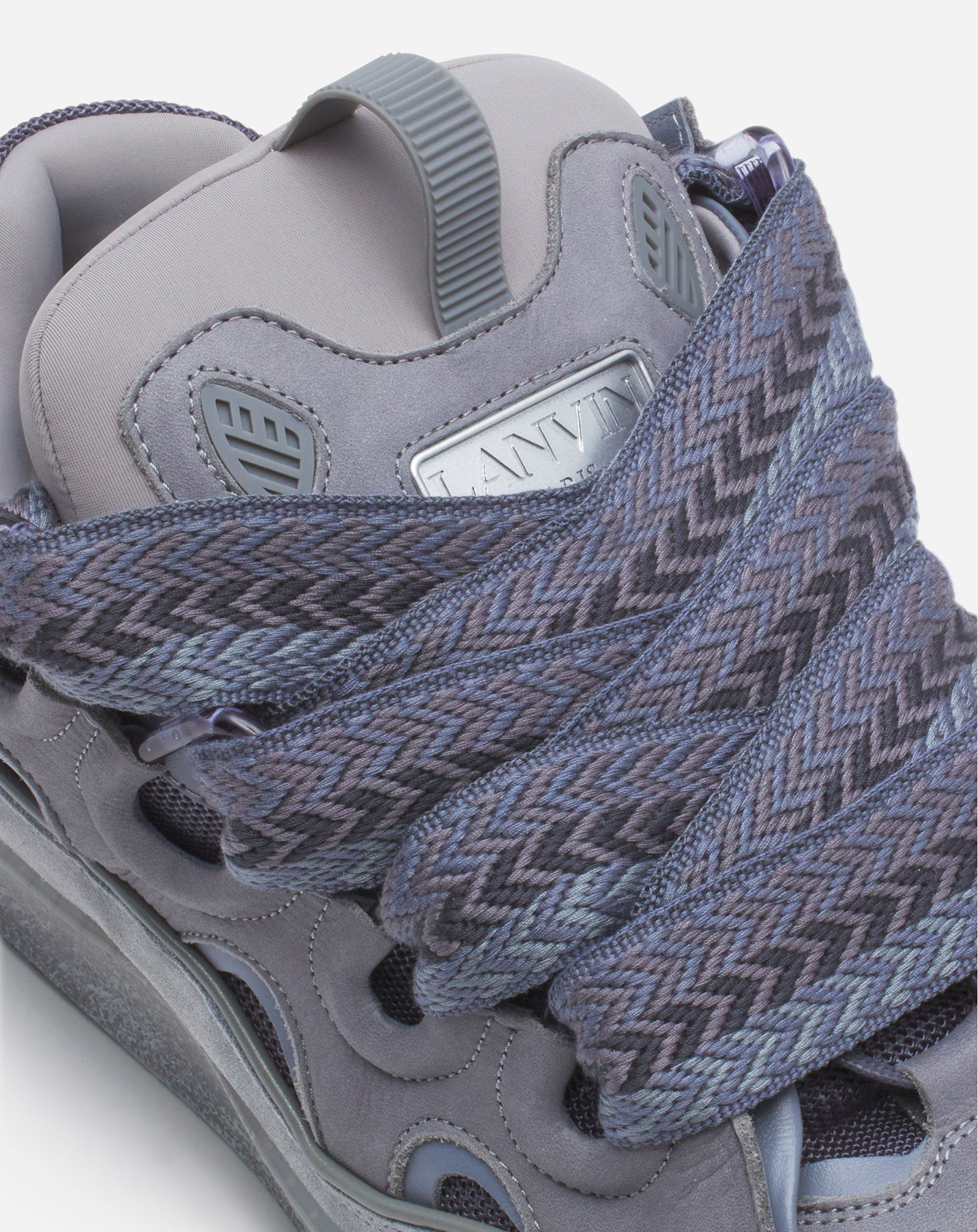 LEATHER CURB SNEAKERS - 5