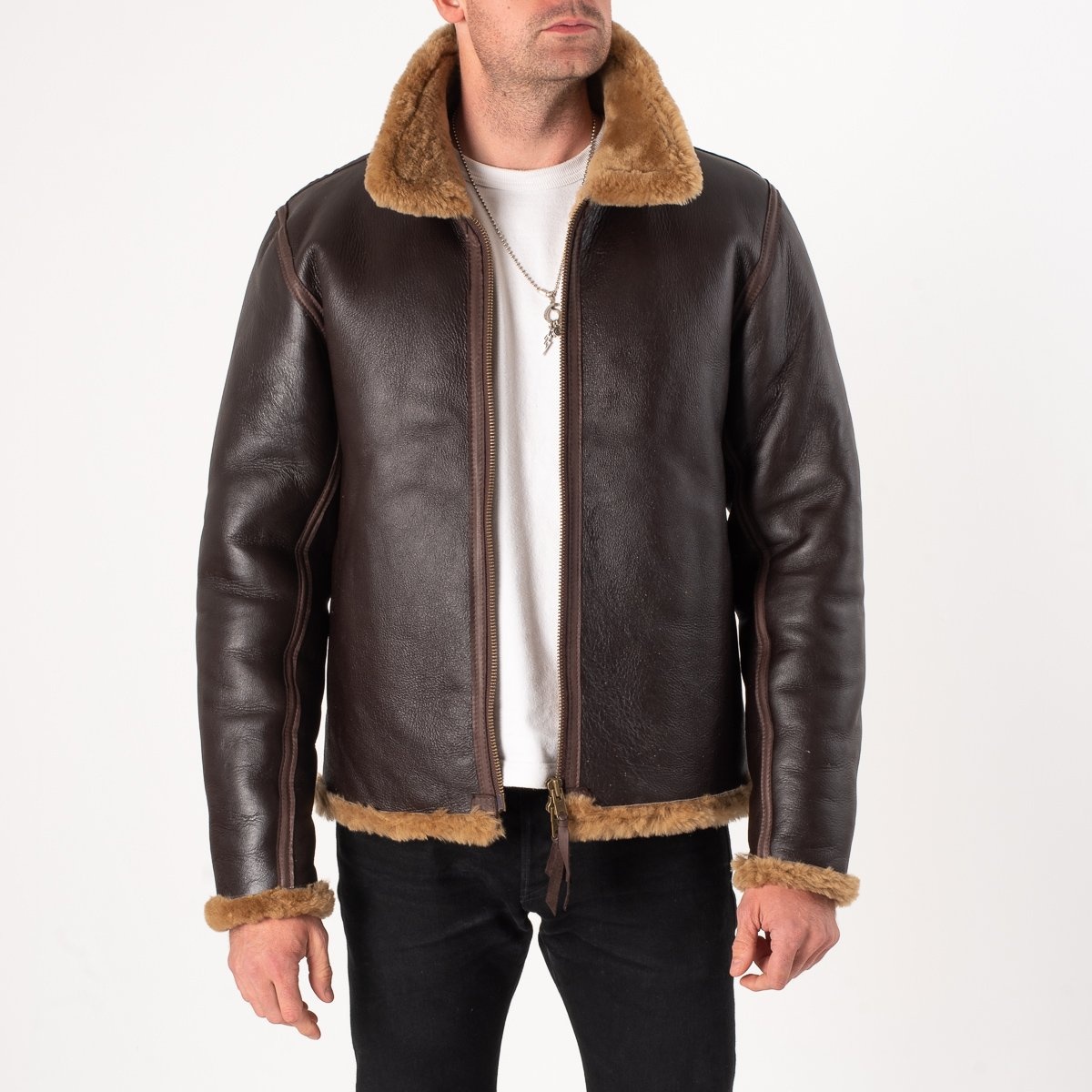 SS-B-6 Sonder Supplies x Simmons Bilt Seal Brown Modified B-6 Flight Jacket - 2