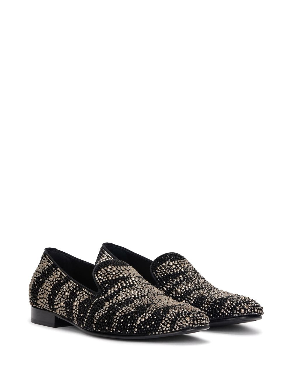 rhinestone-embellished loafers - 2