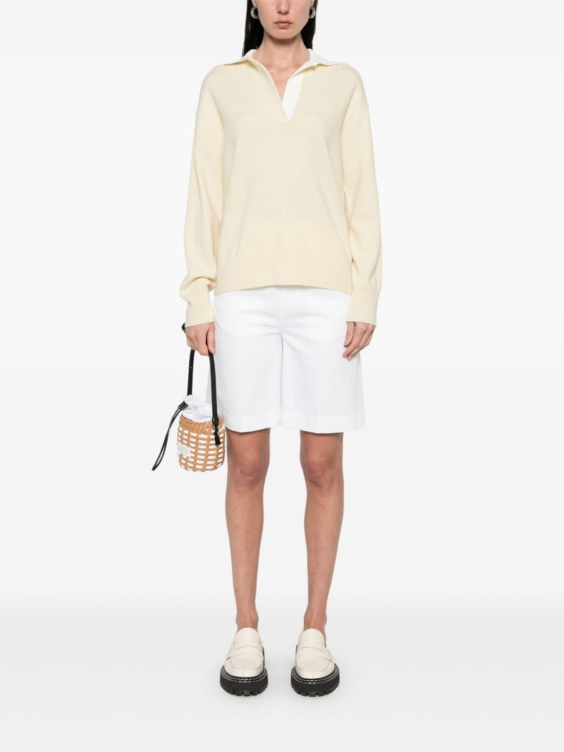Vince contrast-collar sweater outlook
