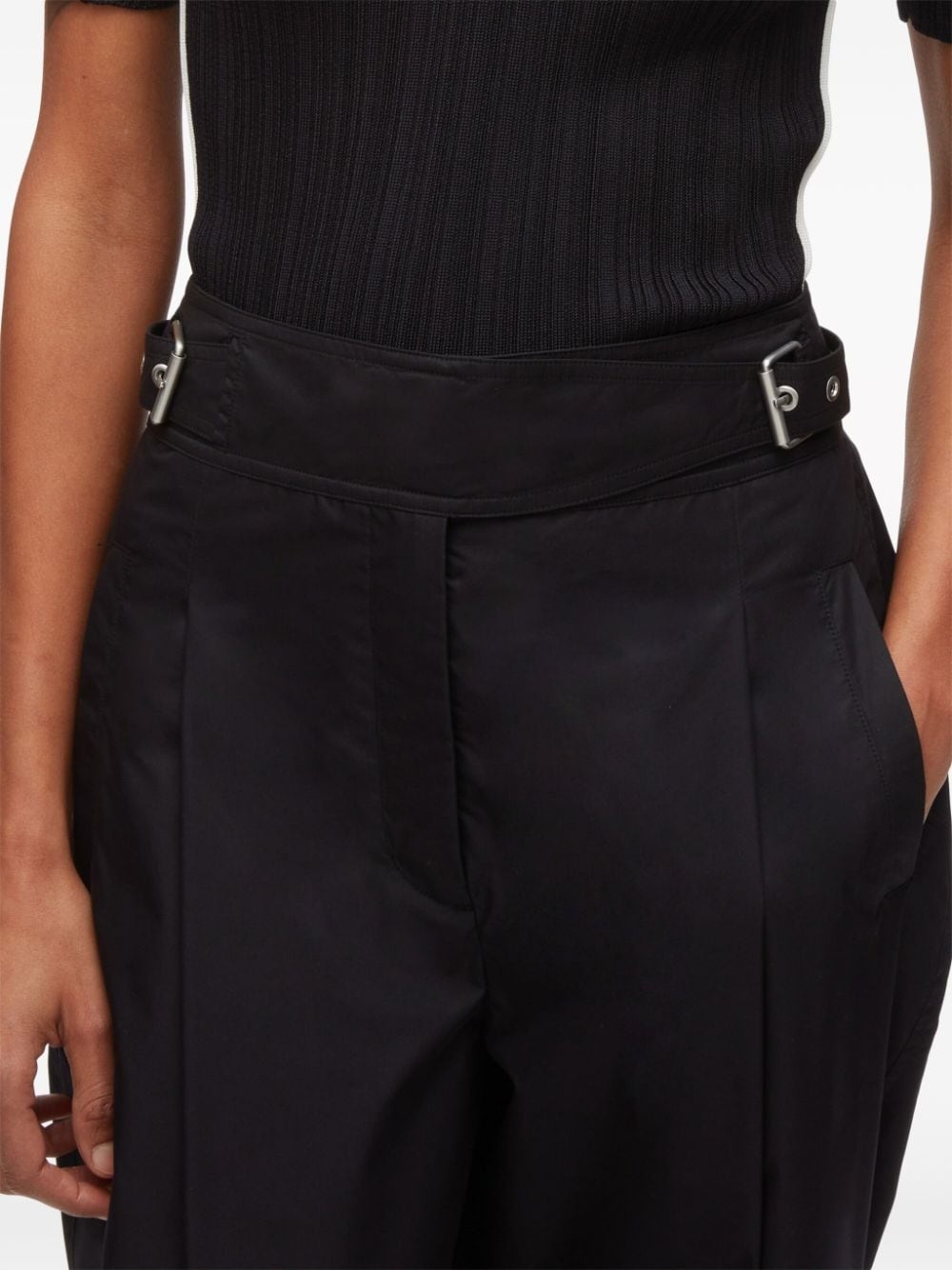 buckled tapered trousers - 6