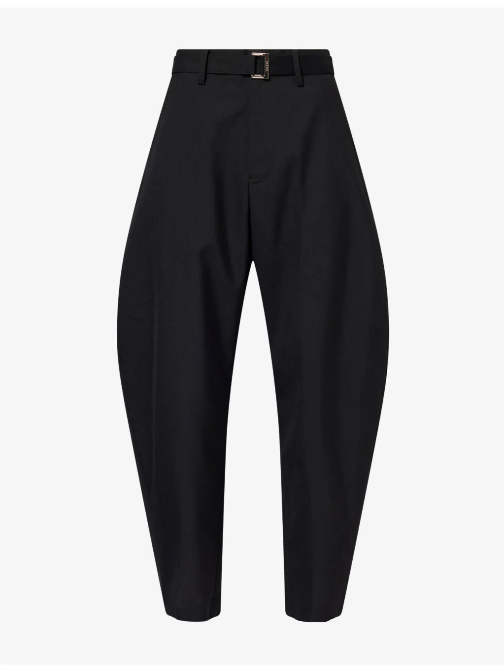 Suiting Barrel-Leg Wool-Blend Trousers - 1