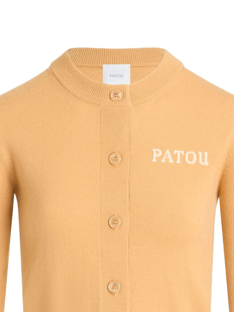 PATOU intarsia cardigan outlook