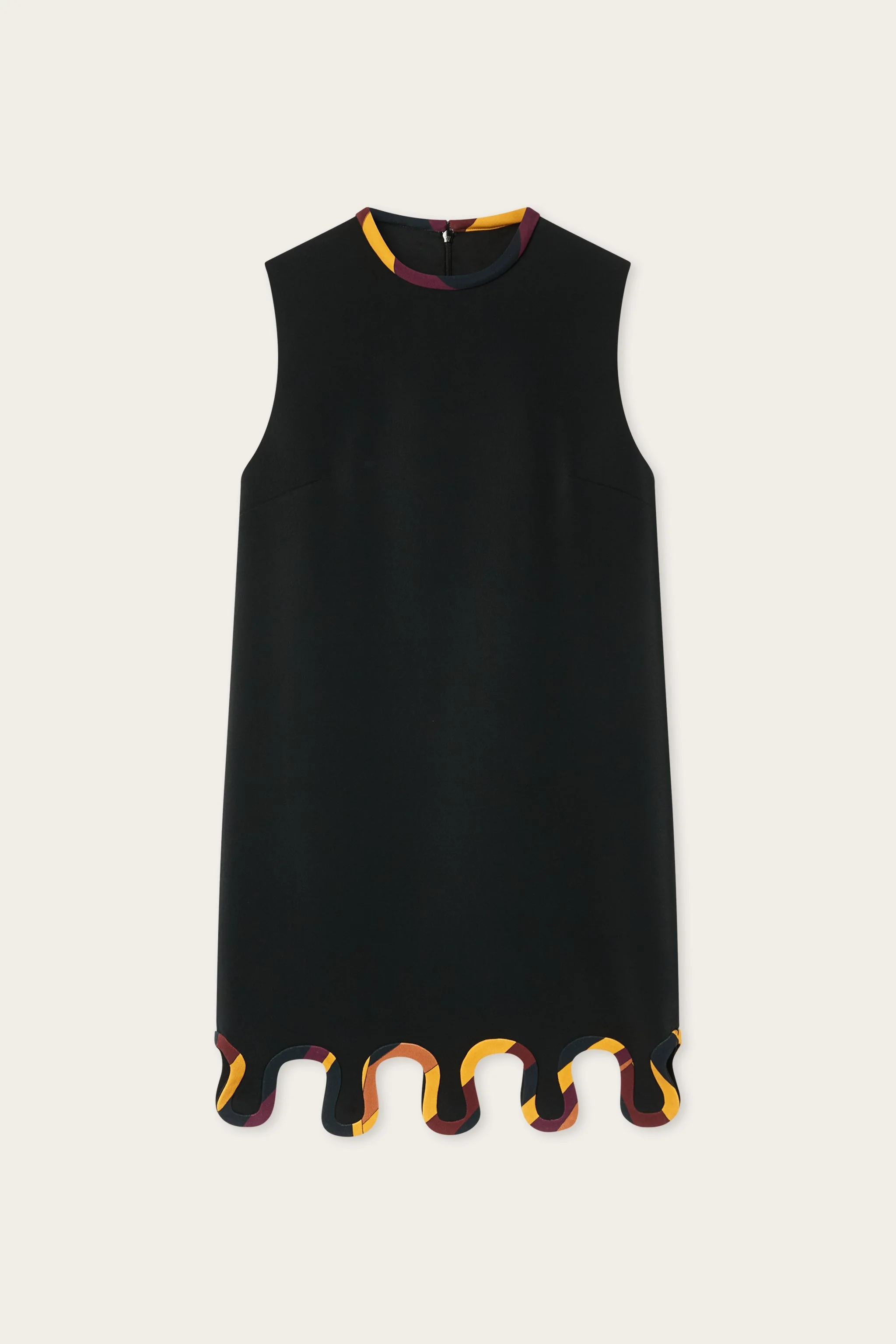 CADY DRESS WITH PRINTED DETAILS - 1