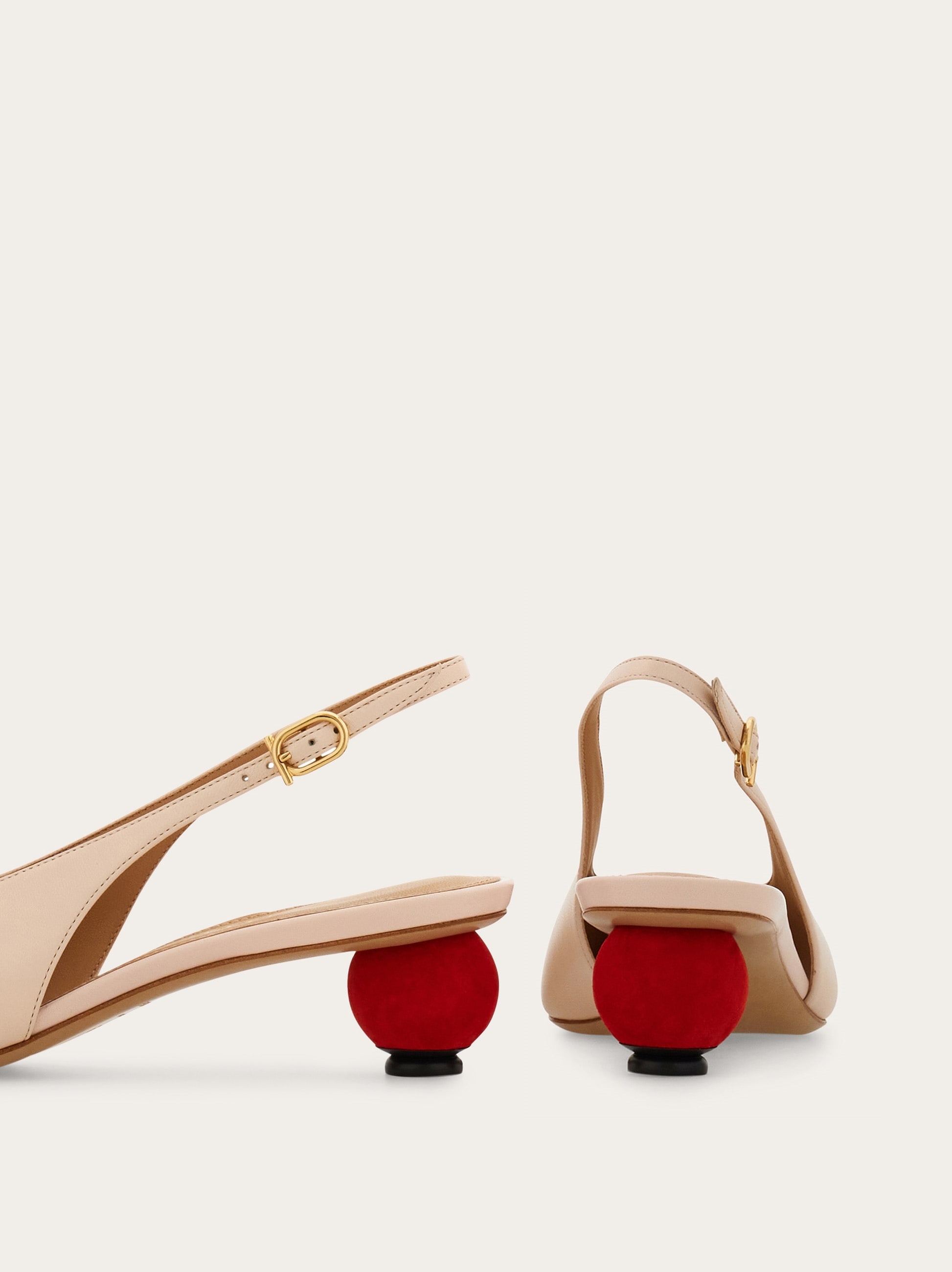 Spherical heel slingback pump - 7