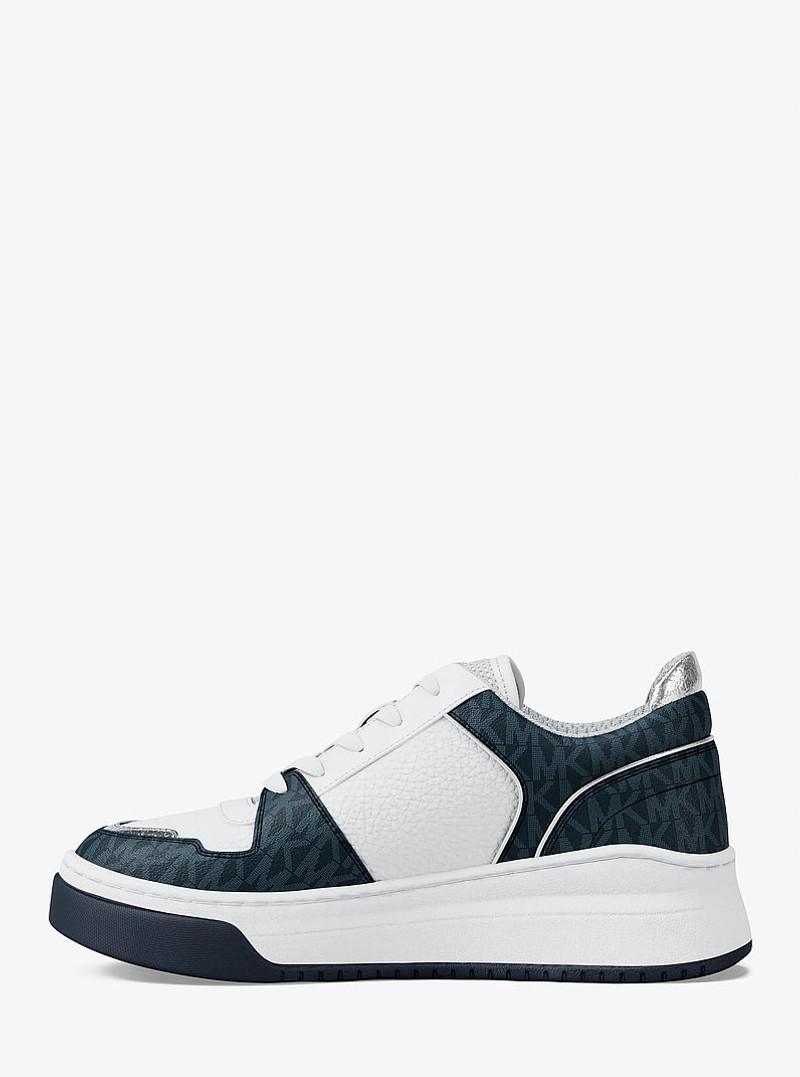 Lexi Mixed-Media Sneaker 3