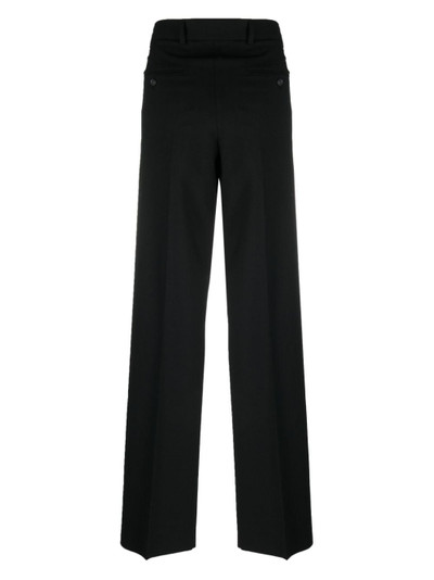 Sportmax high-waisted straight-leg trousers outlook