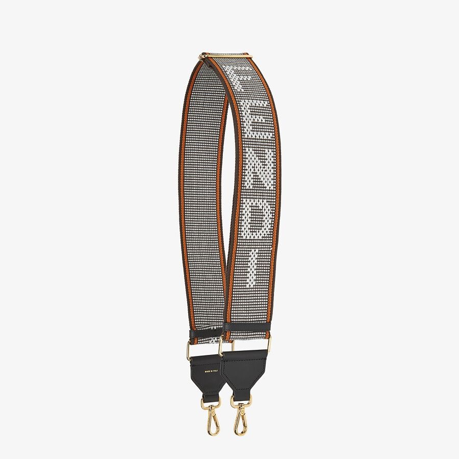 White ribbon shoulder strap - 1