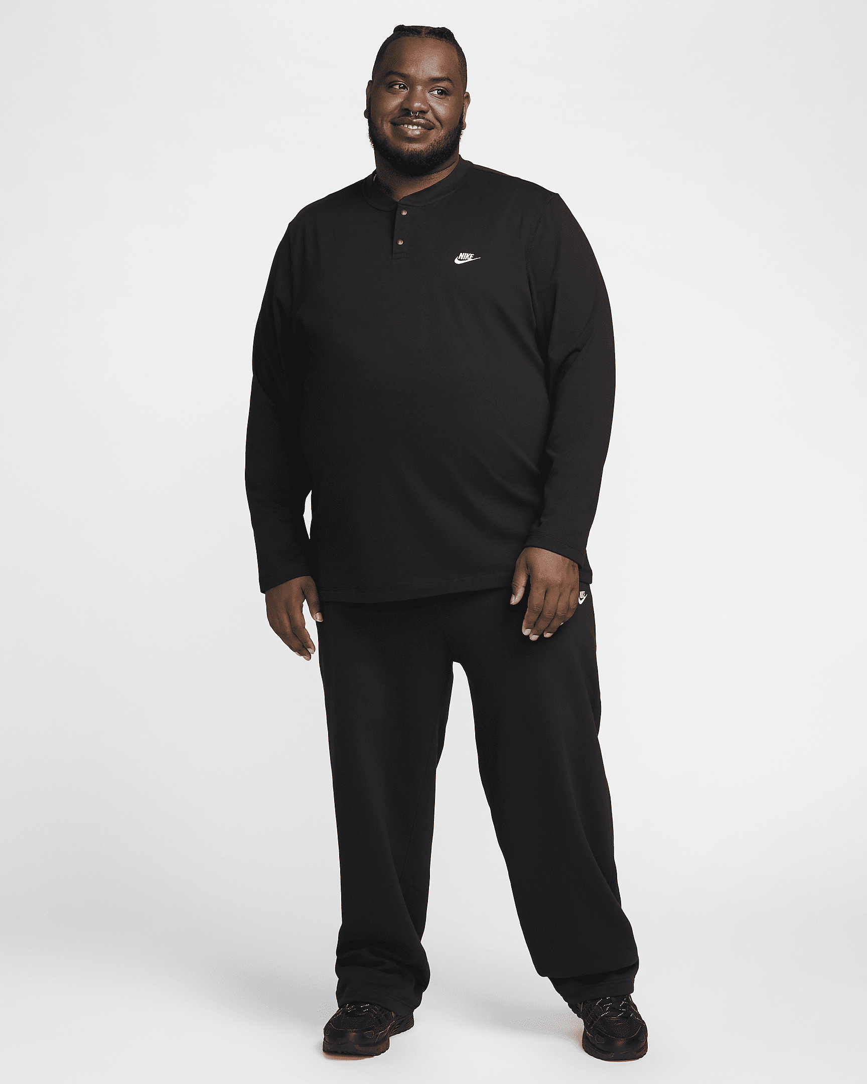 Nike Club Men's Long-Sleeve Henley - 10