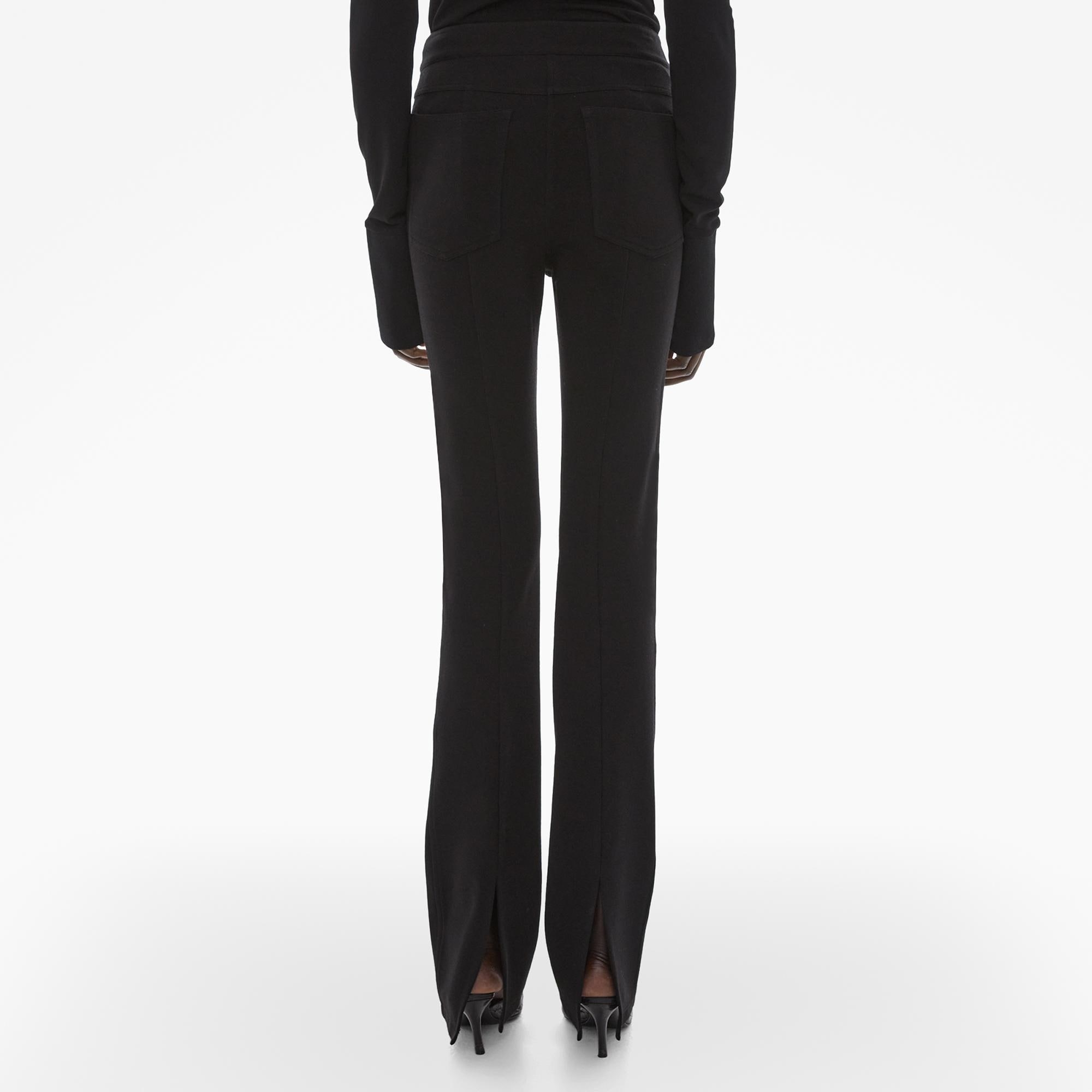 SLIT FLARE LEGGING PANT - 4