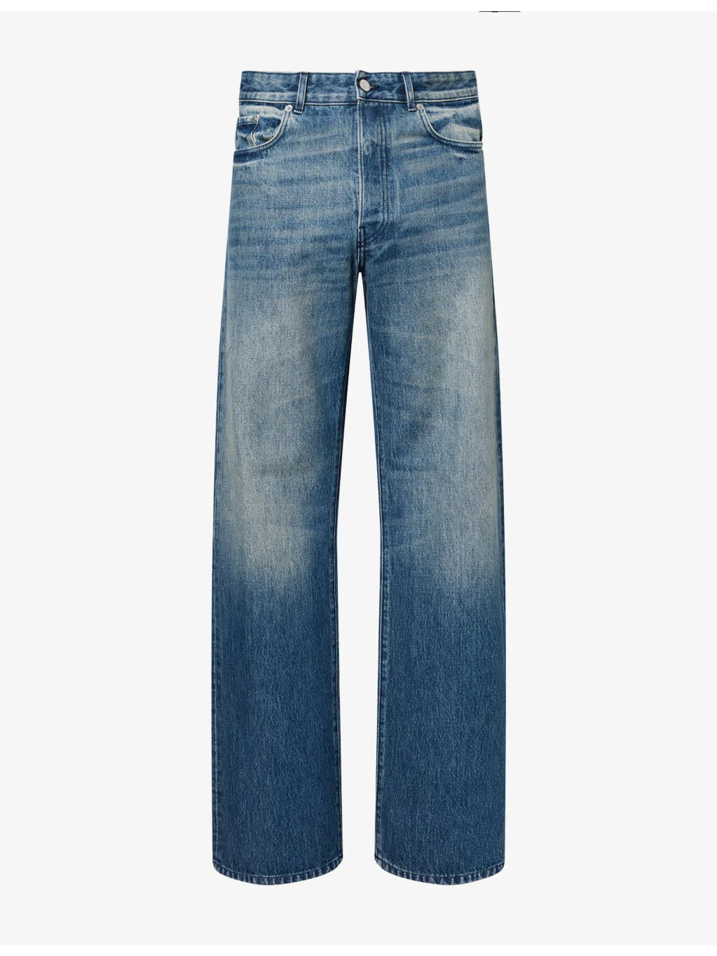Peyter Straight-Leg Cotton Denim Jeans - 1