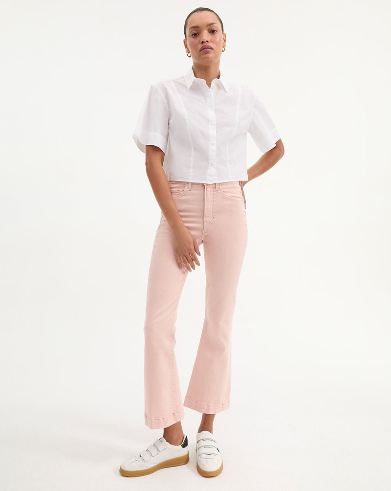 VERONICA BEARD CARSON HIGH RISE ANKLE FLARE JEAN outlook