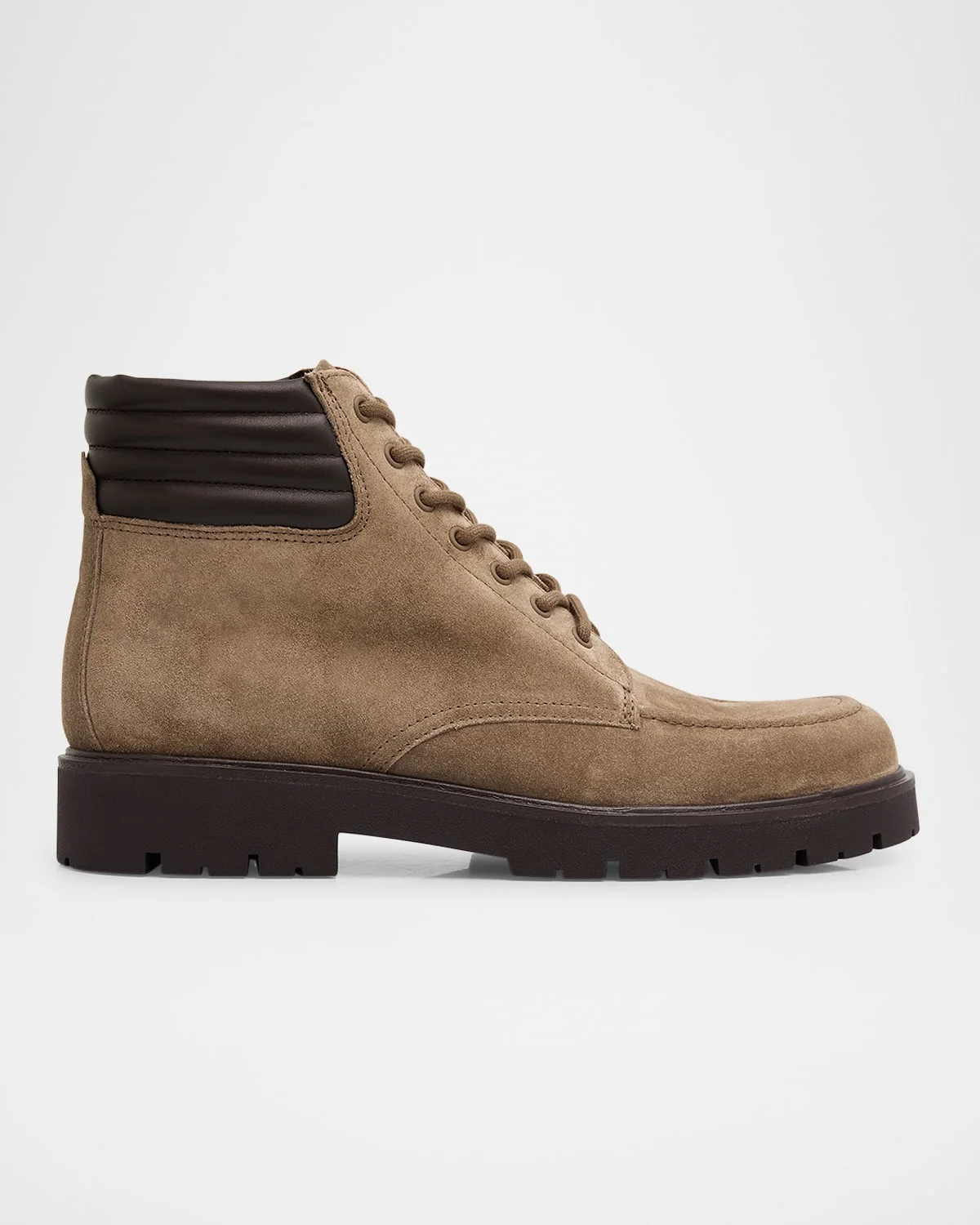 Men's Leonard Suede & Leather Lug-Sole Ankle Boots - 1