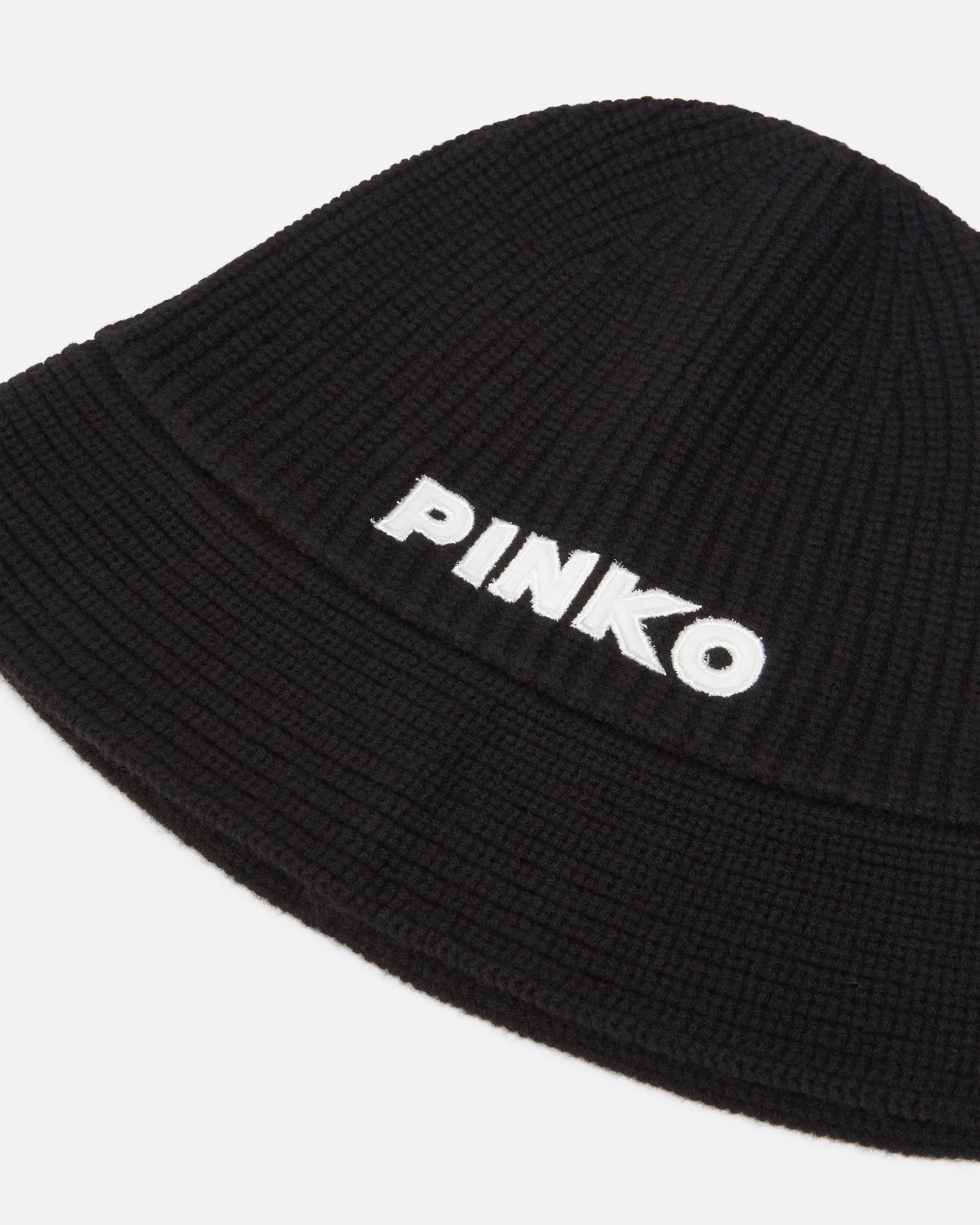 WOOL BUCKET HAT WITH PINKO LOGO - 3