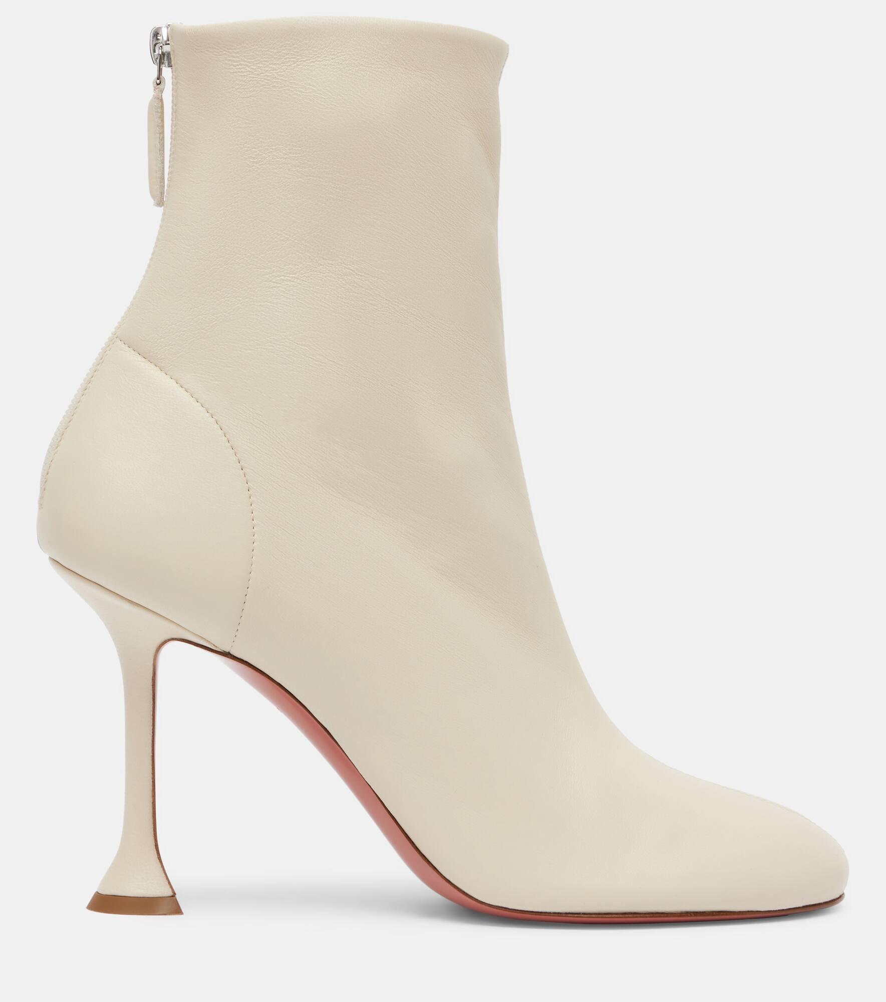 Iris 95 leather ankle boots - 4