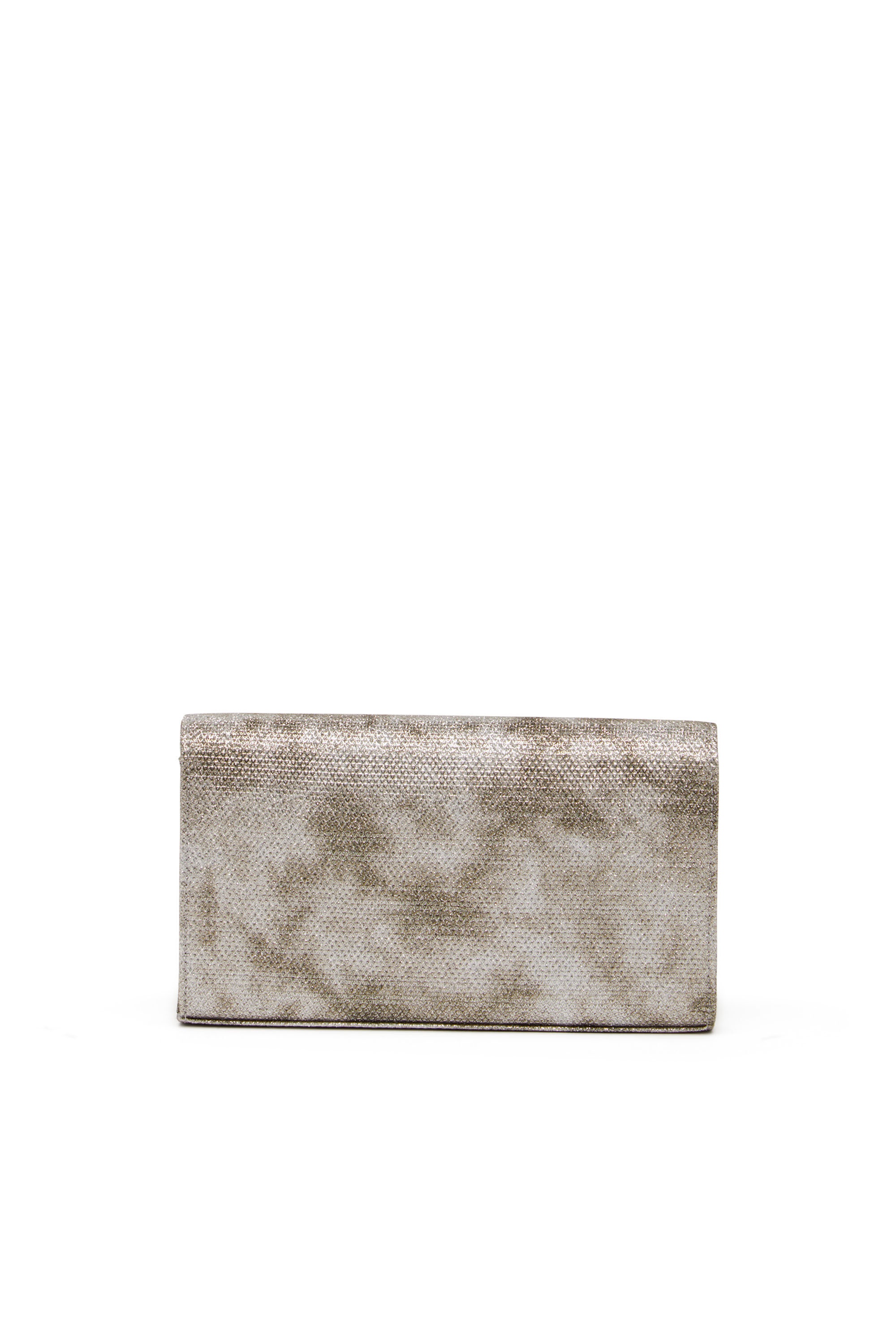 DIESEL / ディーゼル1DR WALLET STRAP Women's Wallet purse in crystal denim | Black | Diesel