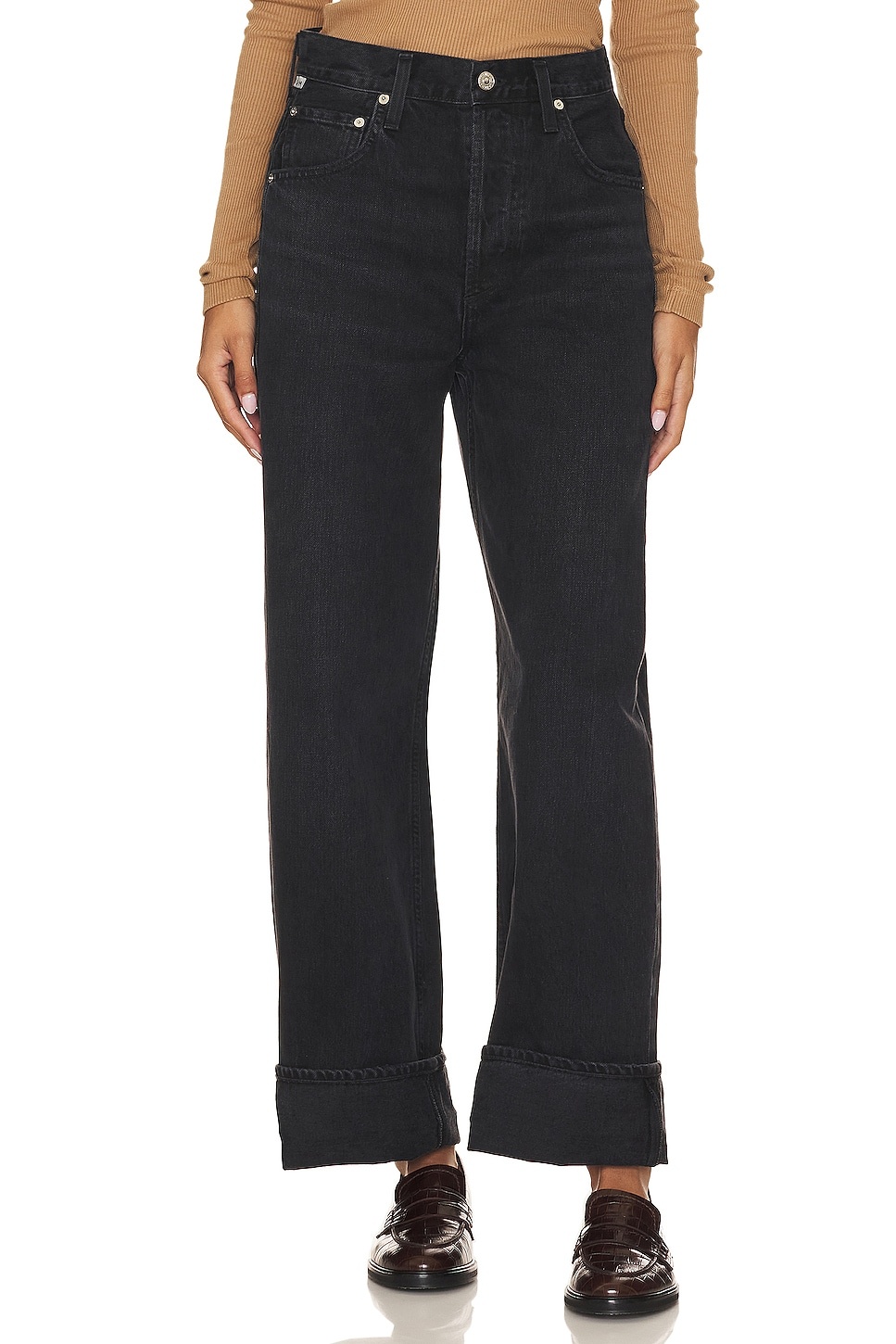 Ayla Baggy Cuffed Crop - 2