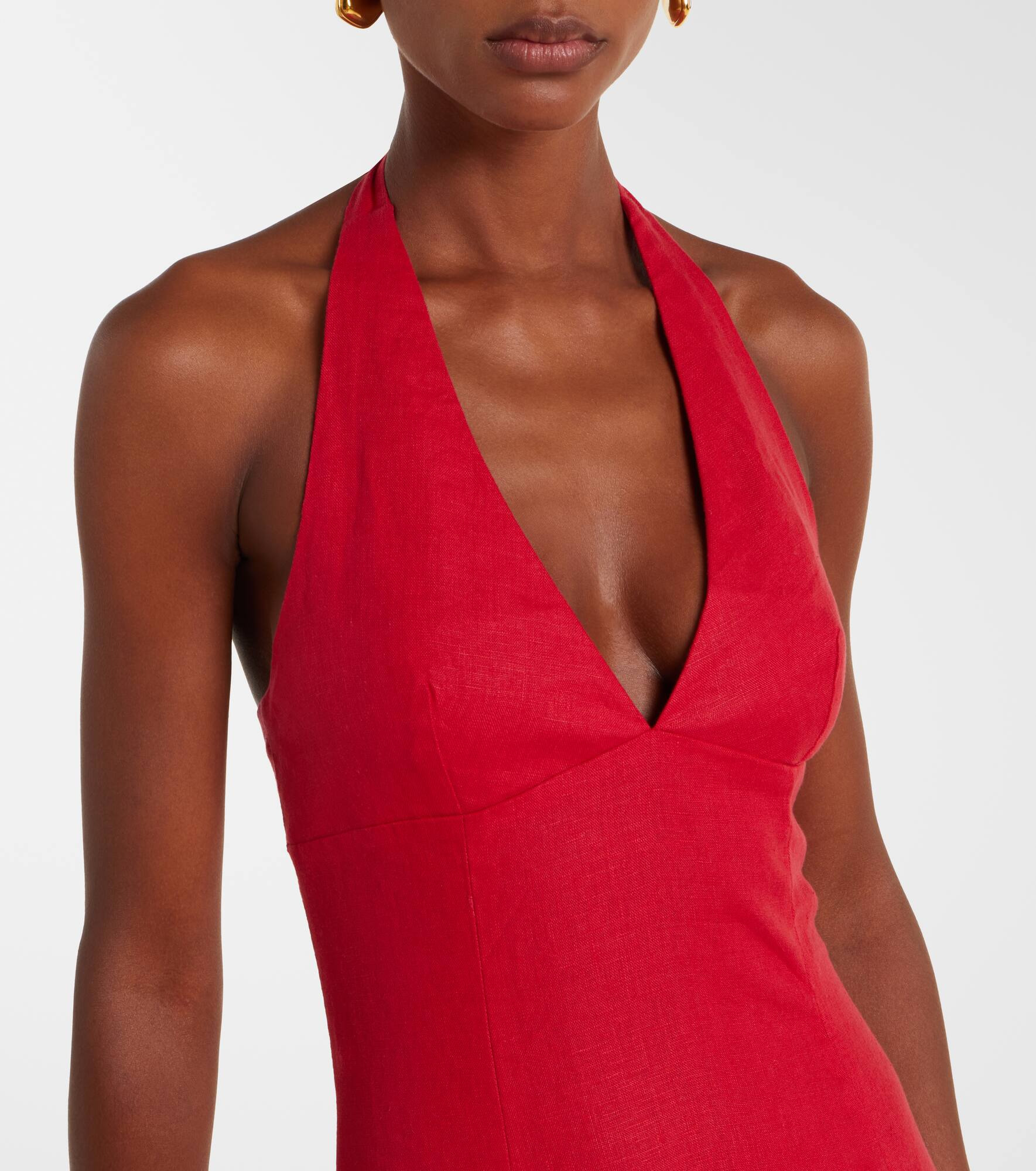 Marais linen midi dress - 4