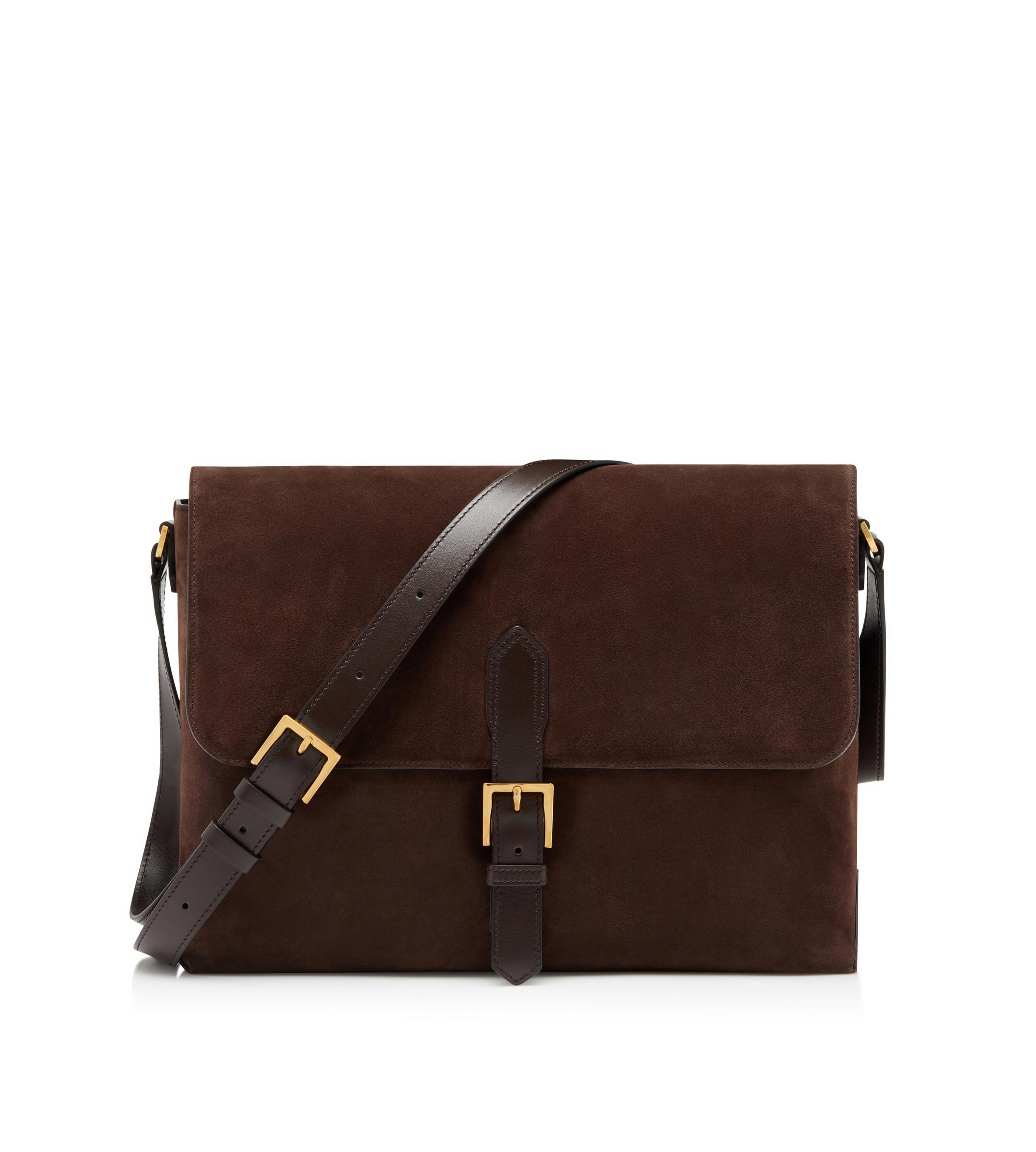 SUEDE MEDIUM MESSENGER - 1