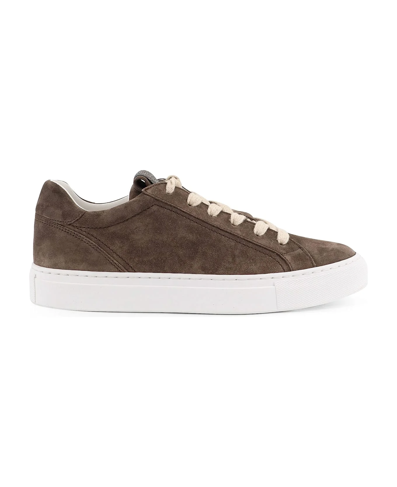 Suede Sneakers With Monili Detail - 1