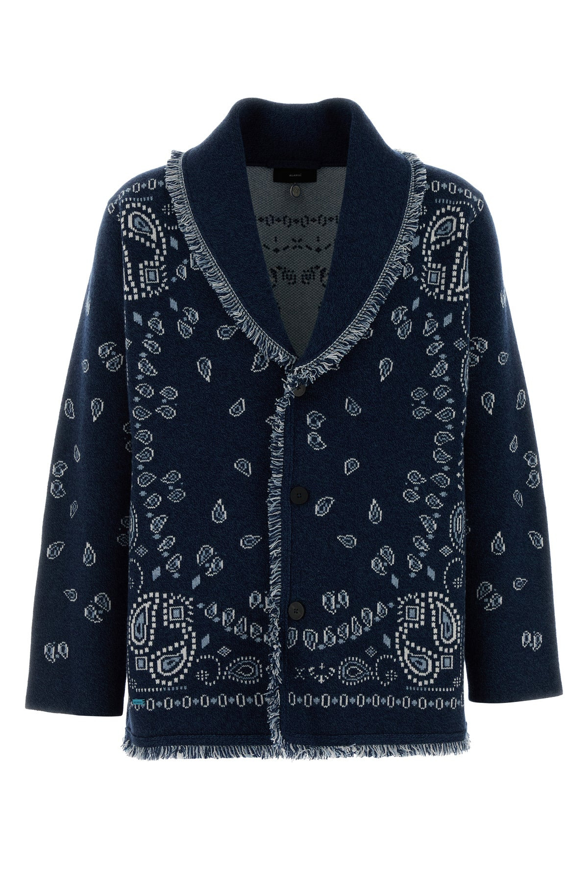 Embroidered cashmere oversize cardigan - 1