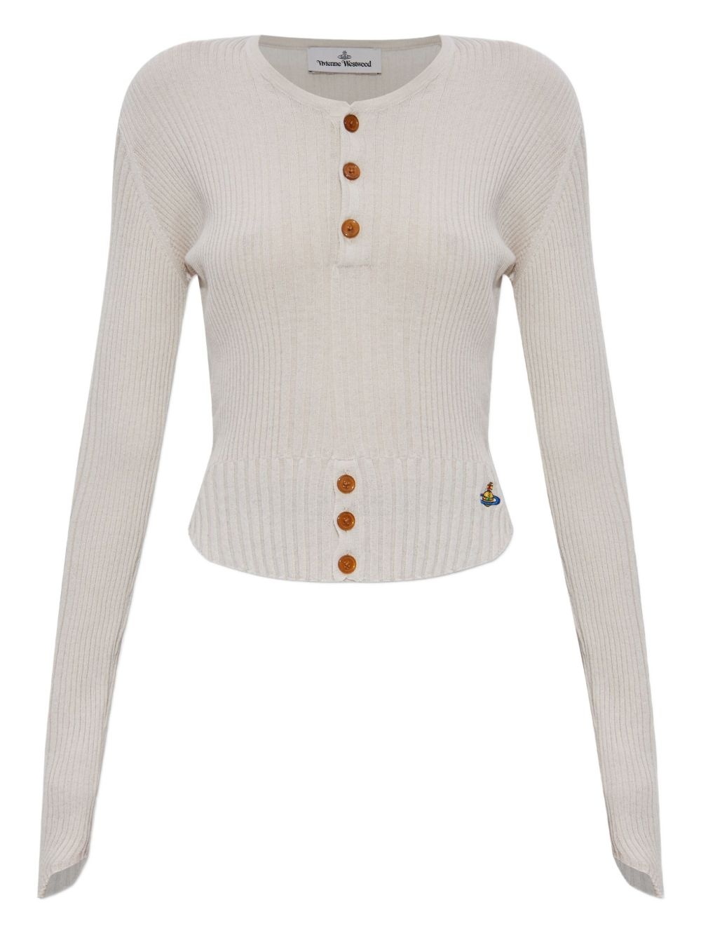 cotton-blend sweater - 1