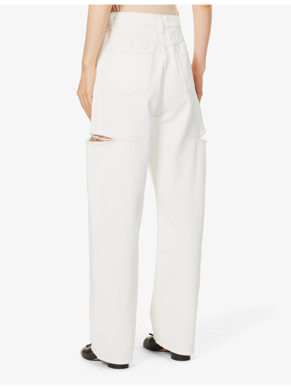 Icons cut-out straight-leg high-rise jeans - 4