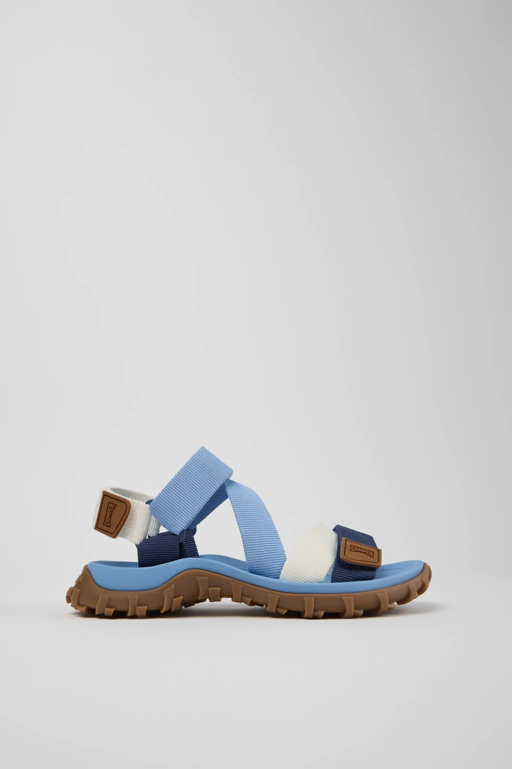 Drift Trail Sandal Blue and White Textile Sandals for Women. - 1