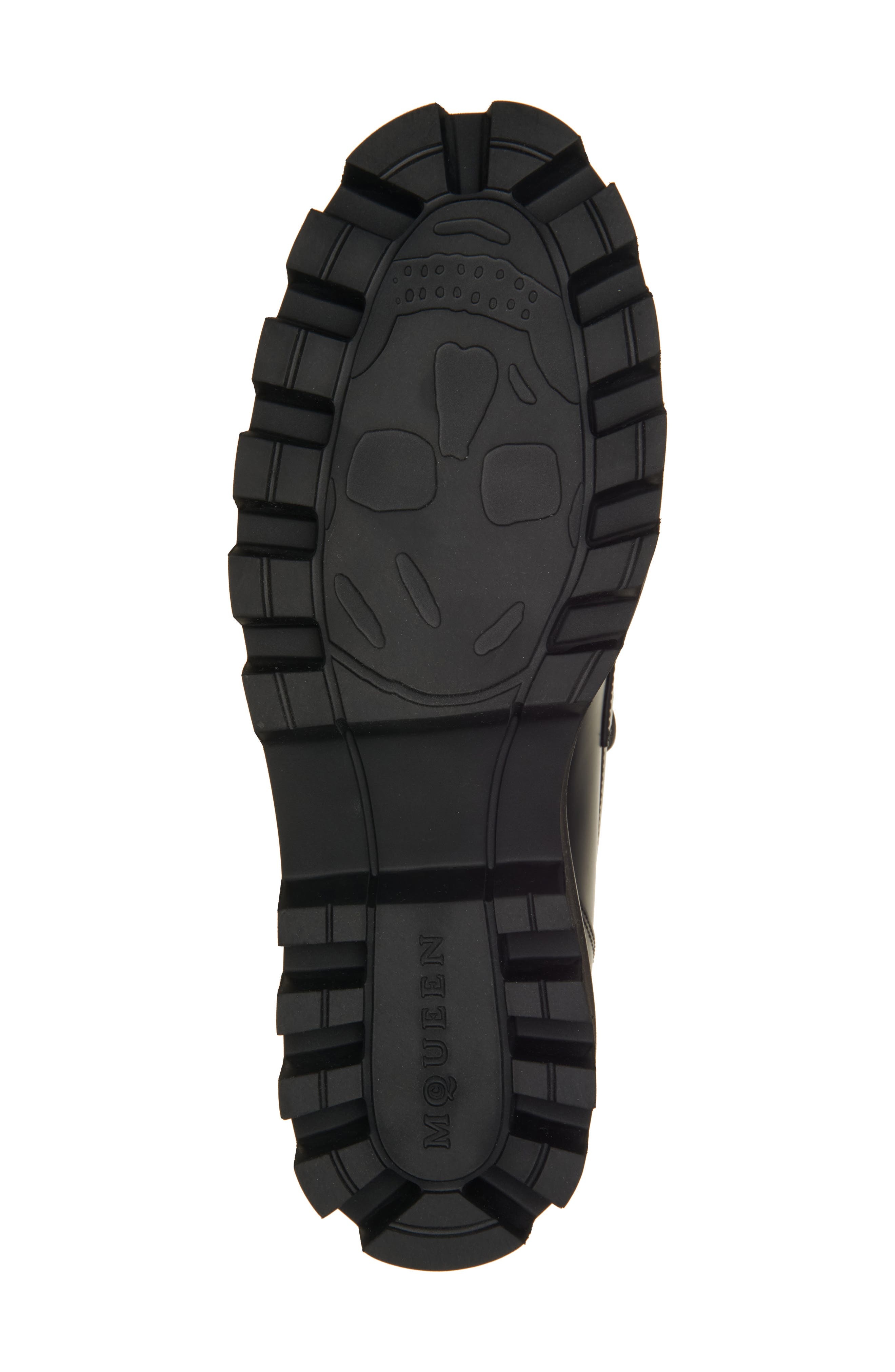 McQueen T-Bar Parachute Loafer in Black/Silver at Nordstrom - 6