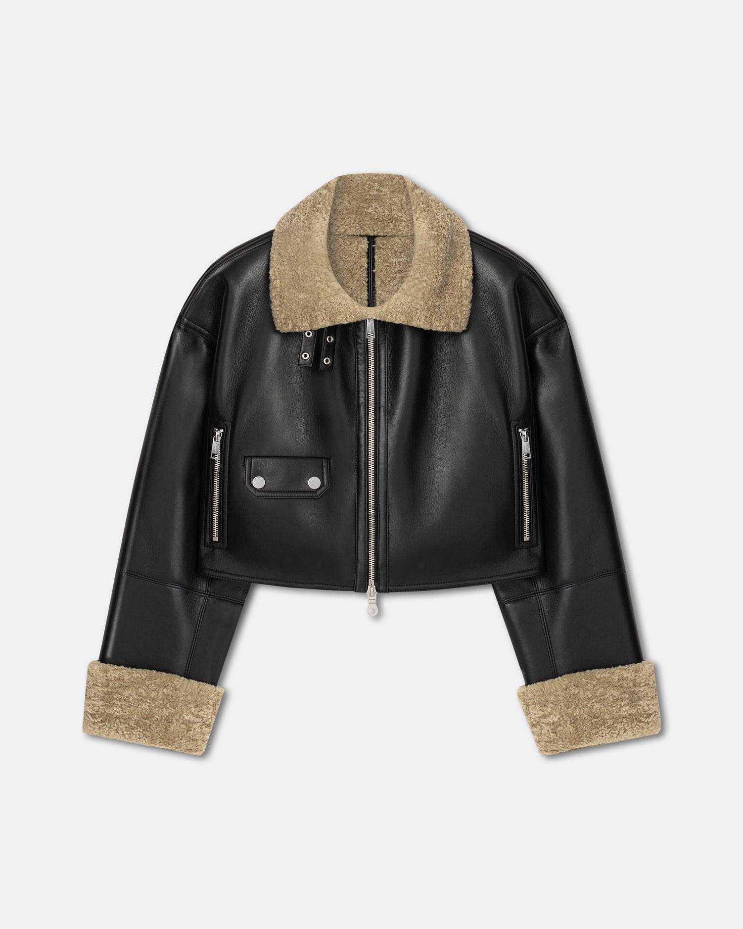 Bonded Shearling Jacket - 3