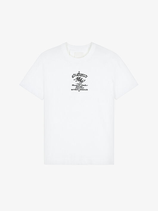 GIVENCHY MMW PRINTED SLIM FIT T-SHIRT - 1