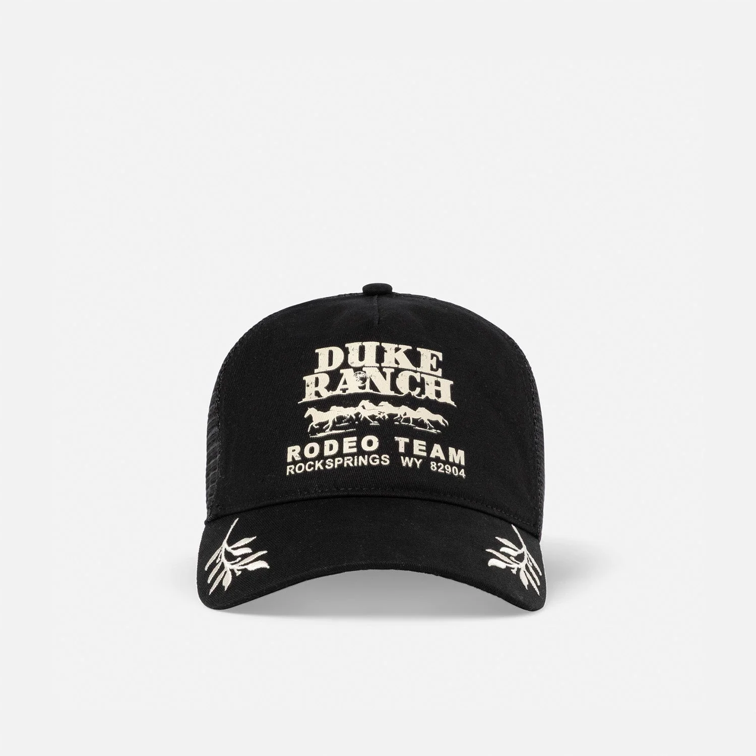 Duke Ranch Black Trucker Cap - 1