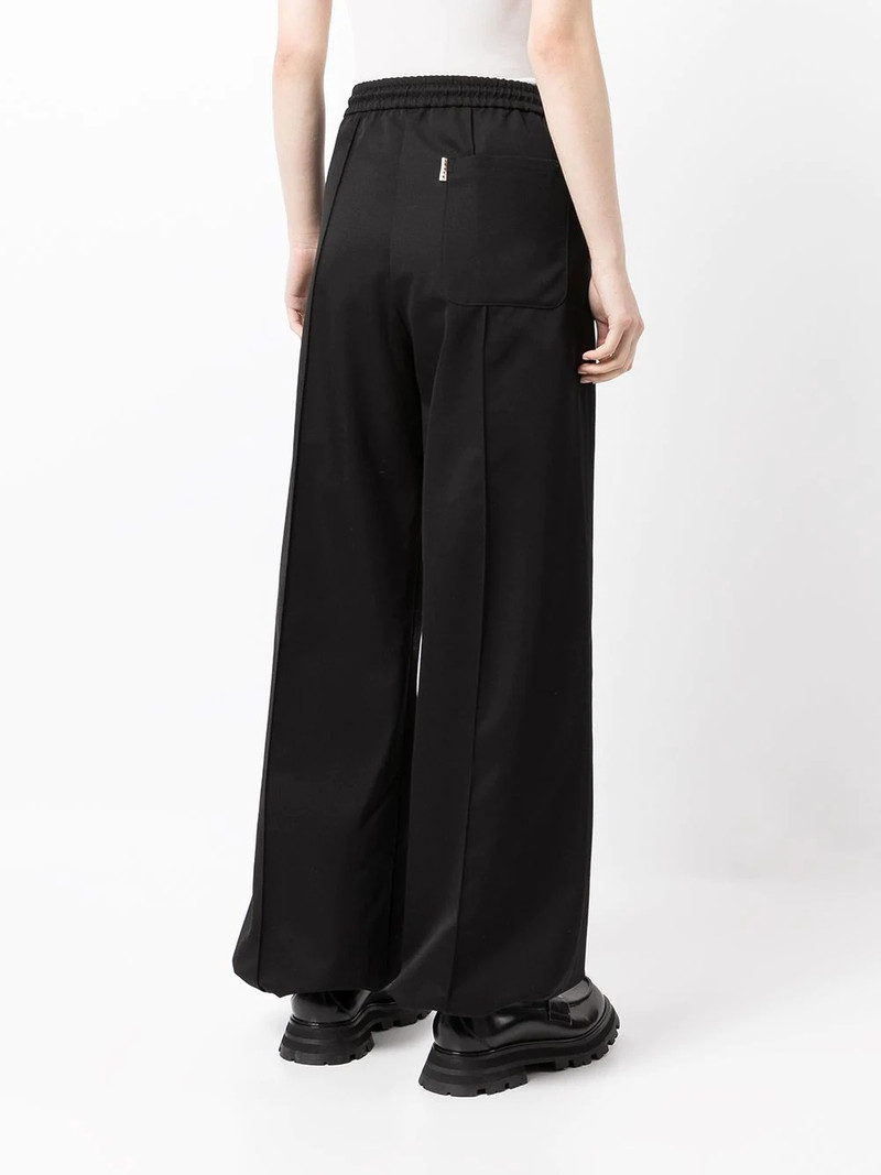 virgin-wool wide-leg track trousers 4