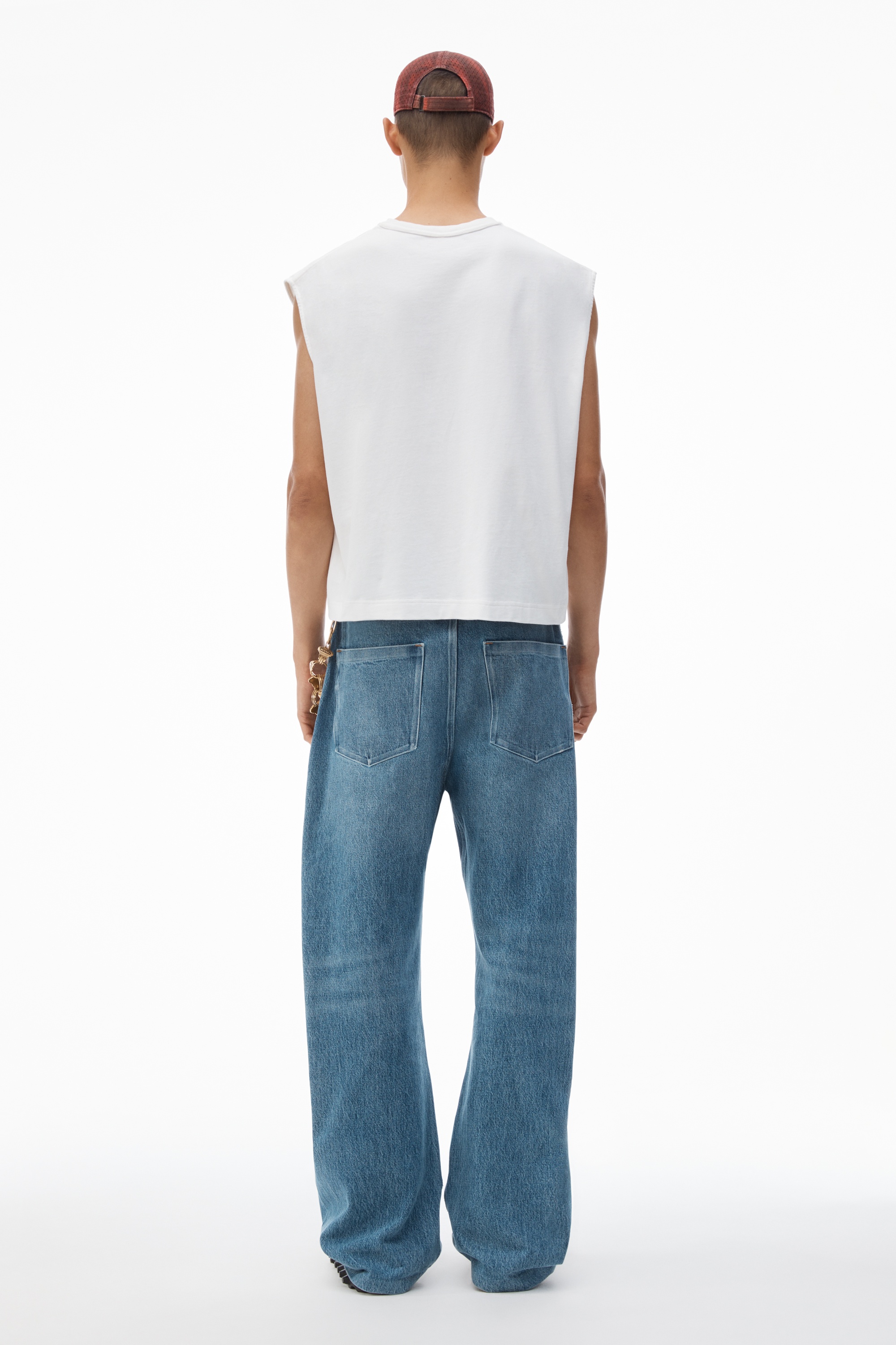 Men's Muscle Tank in Cotton Jersey - 4