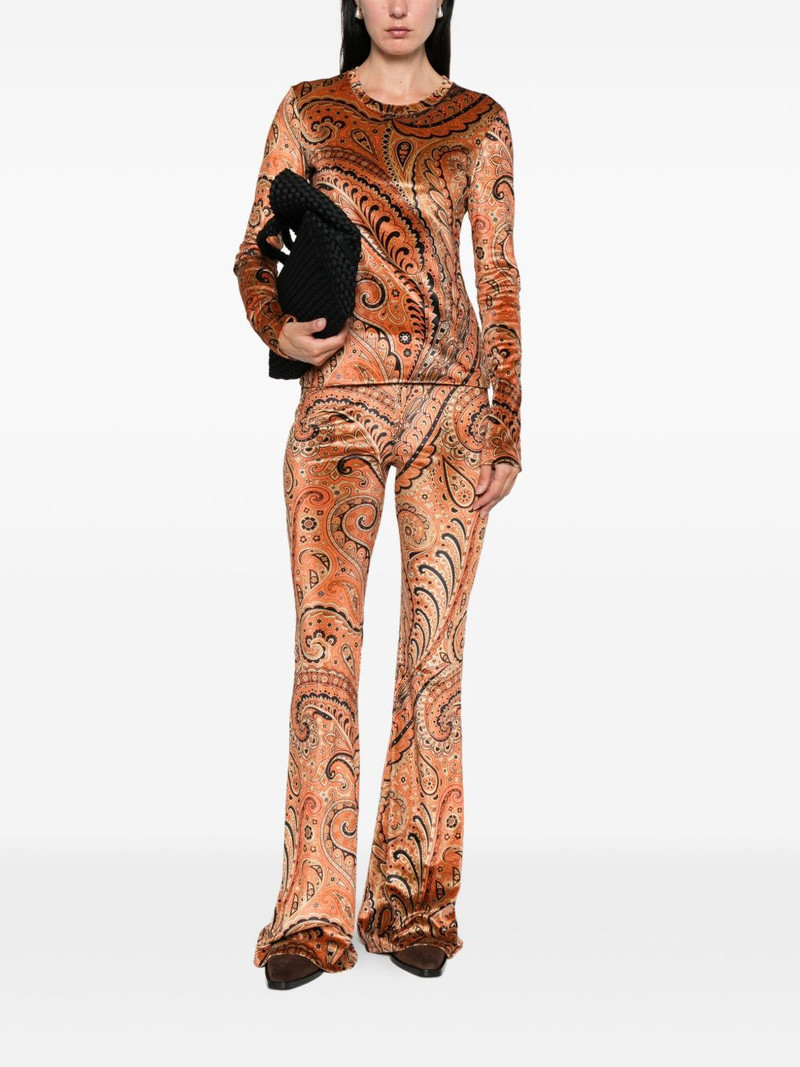 Etro paisley-print trousers outlook