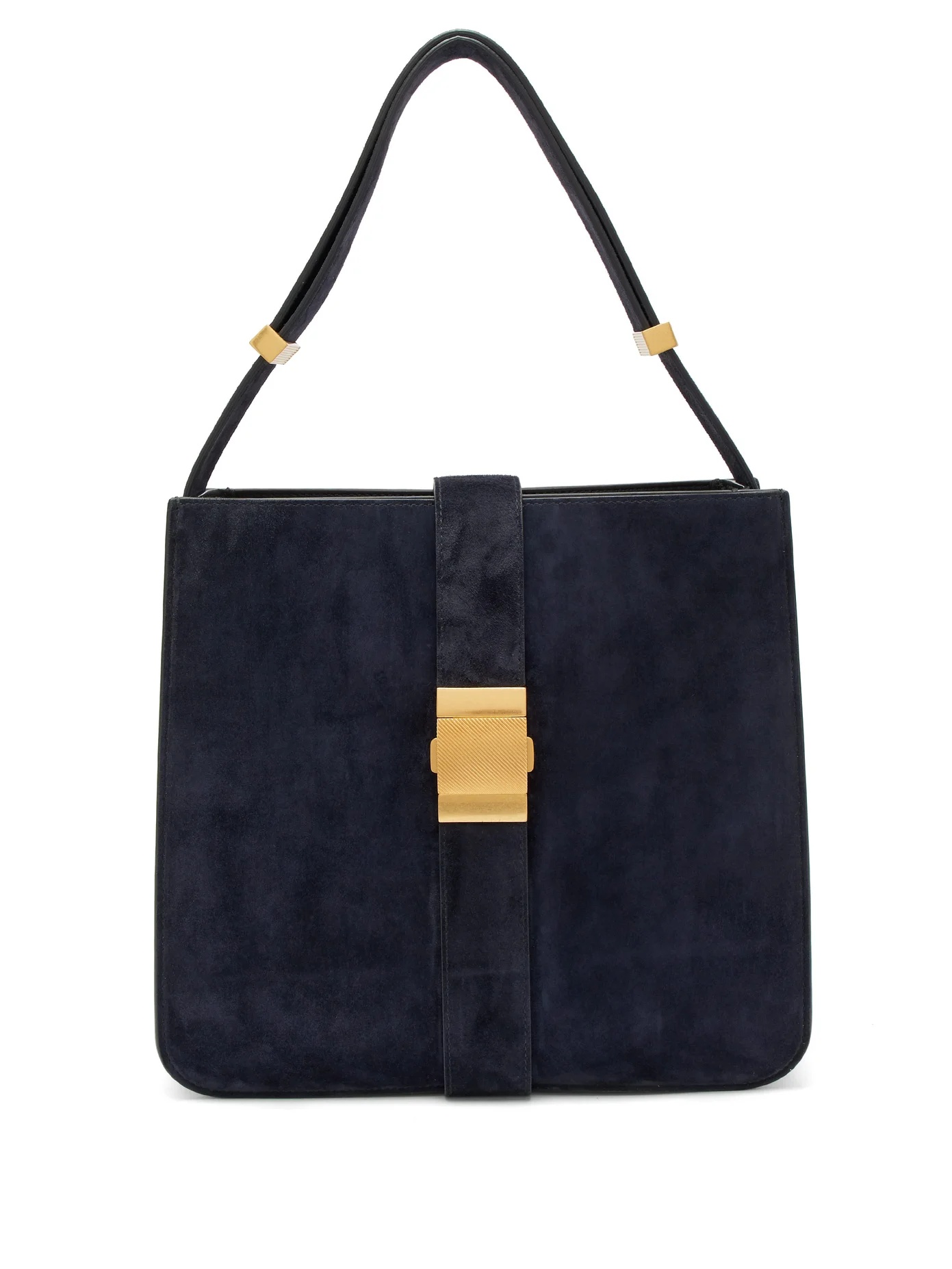 The Marie suede shoulder bag - 1