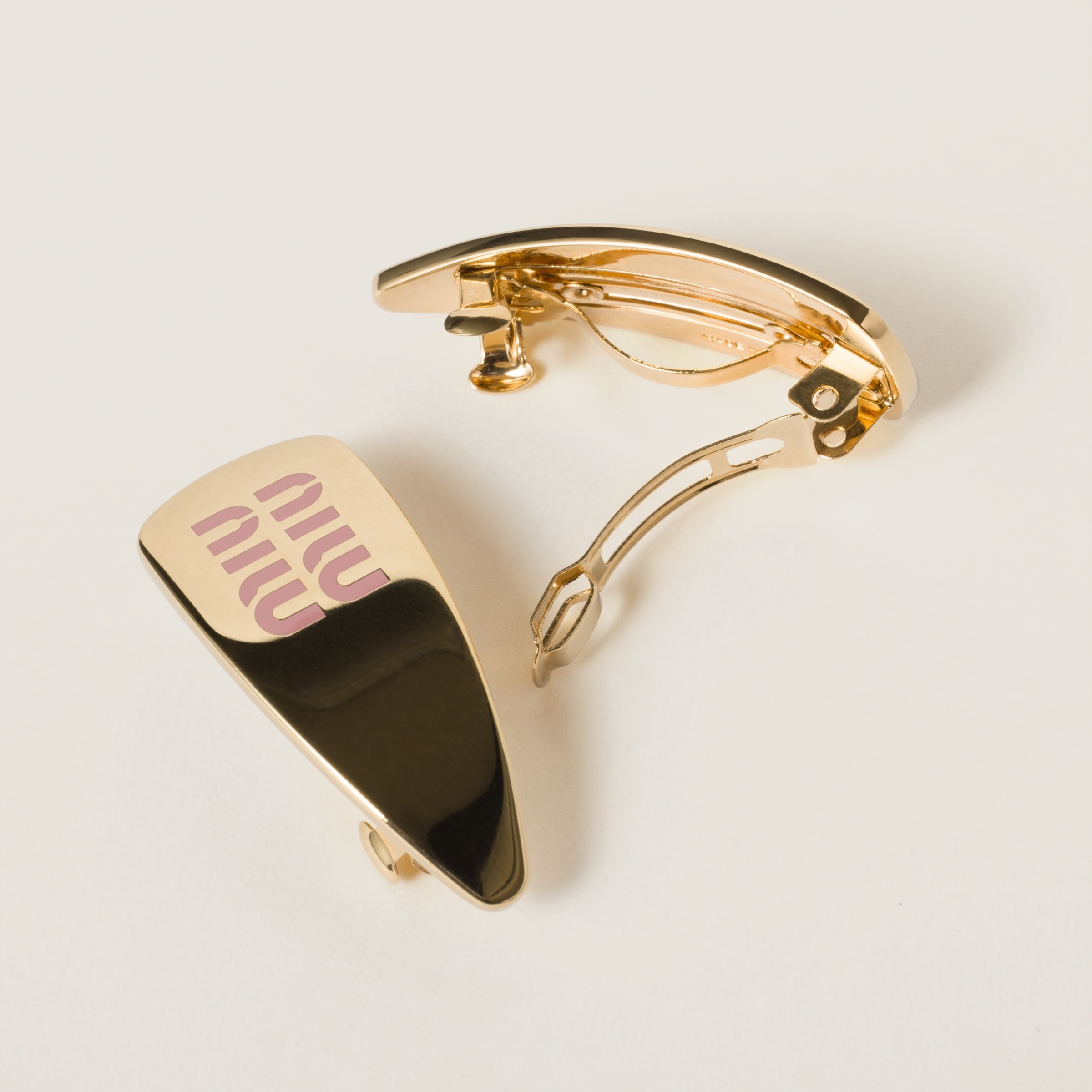 Enameled metal hair clips - 2